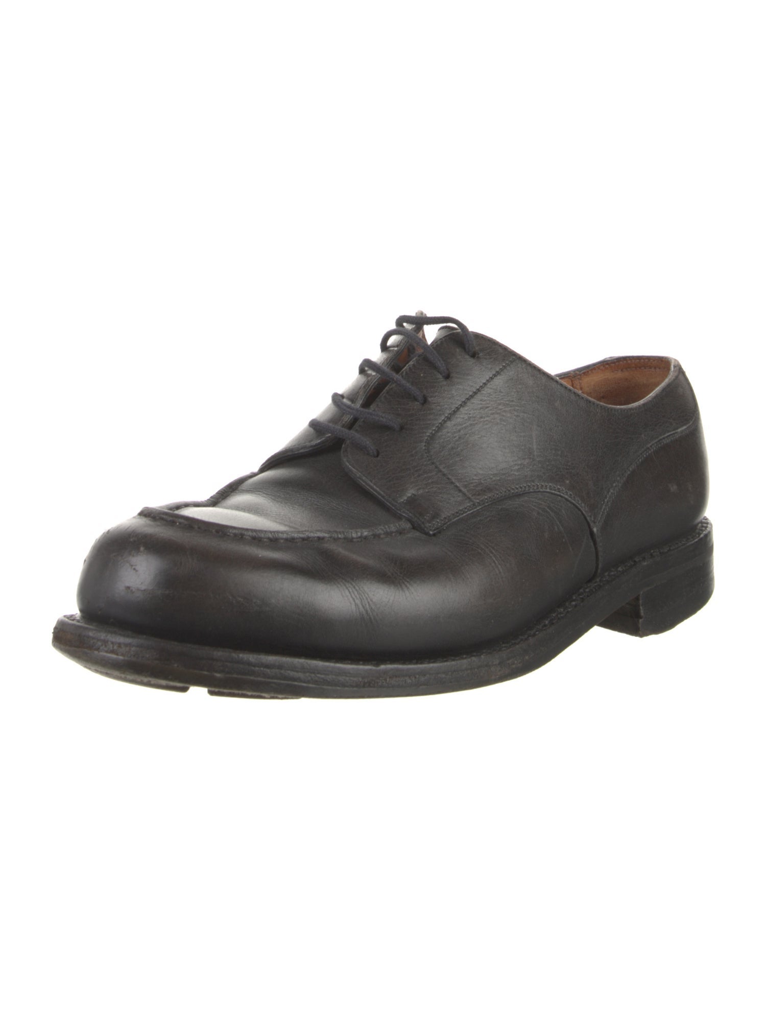 J.M. Weston Leather Derby Shoes