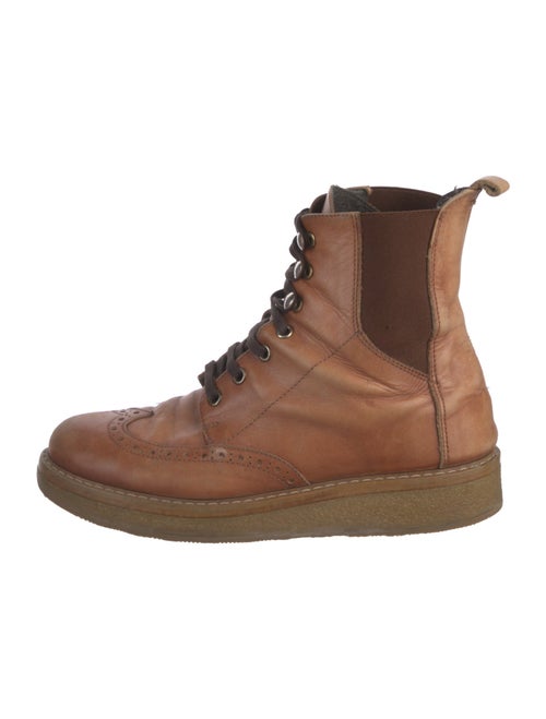 Jonak Leather Combat Boots