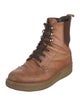 Jonak Leather Combat Boots