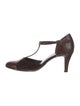 Jonak Leather T-Strap Pumps
