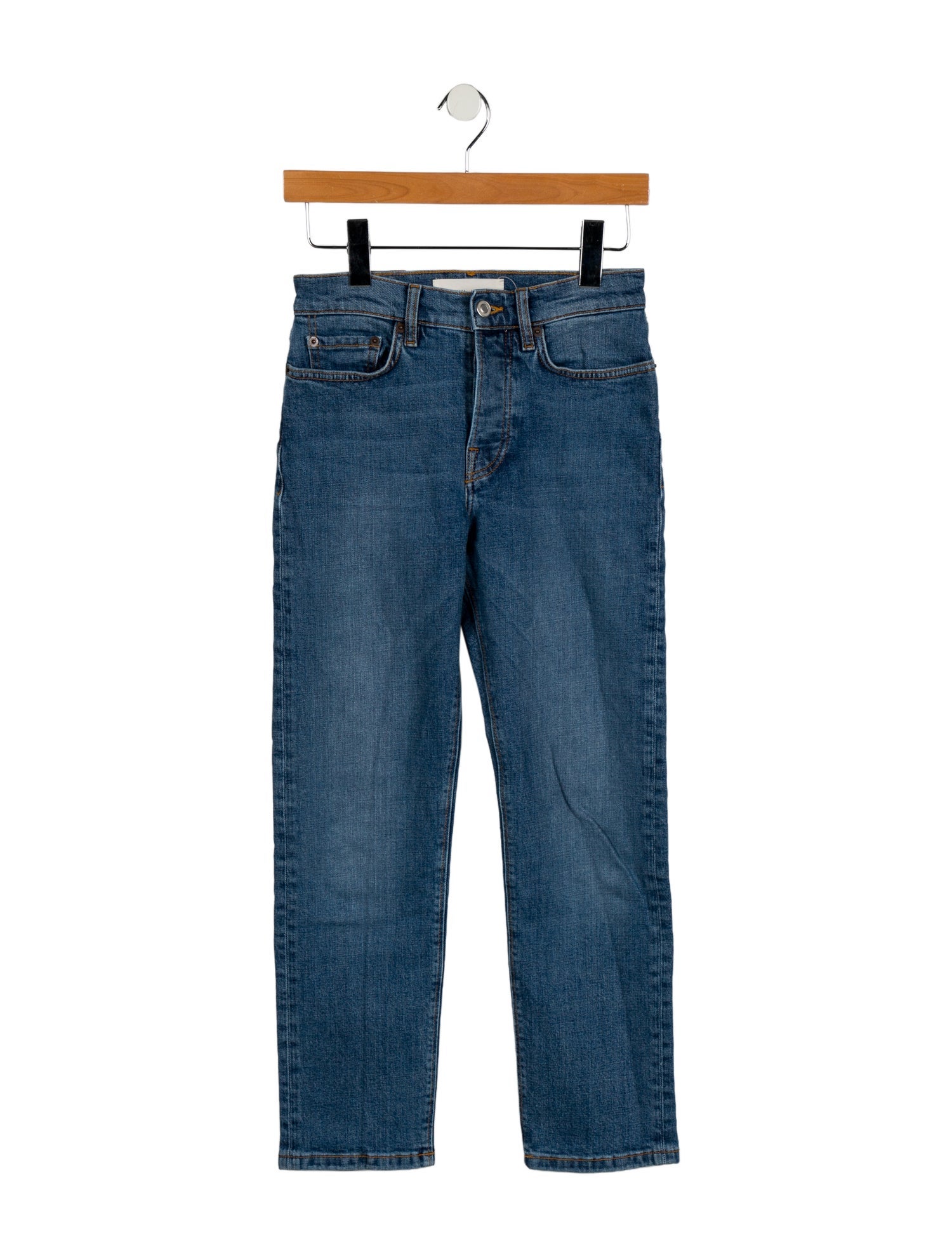 Jeanerica Mid-Rise Straight Leg Jeans