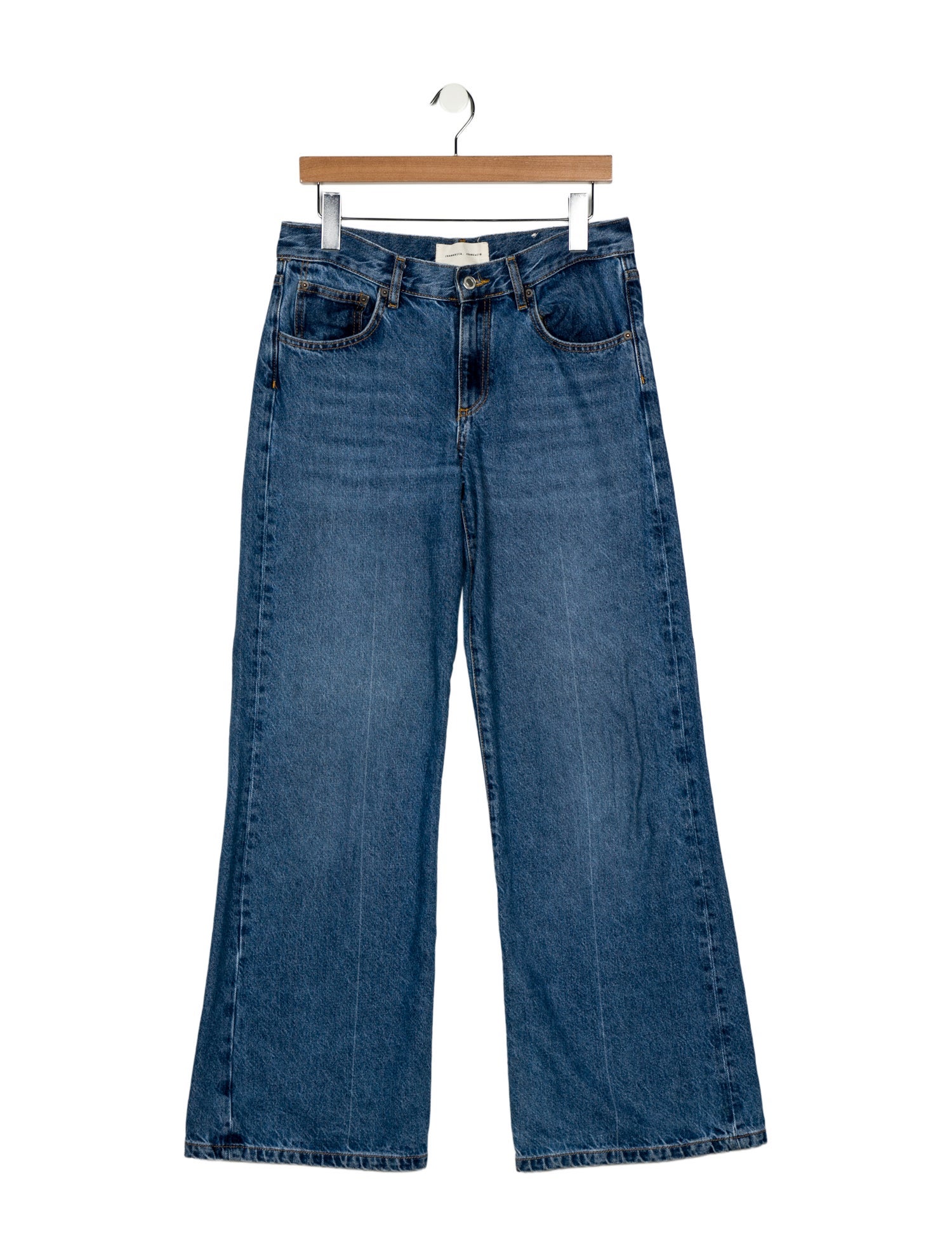 Jeanerica Mid-Rise Wide Leg Jeans