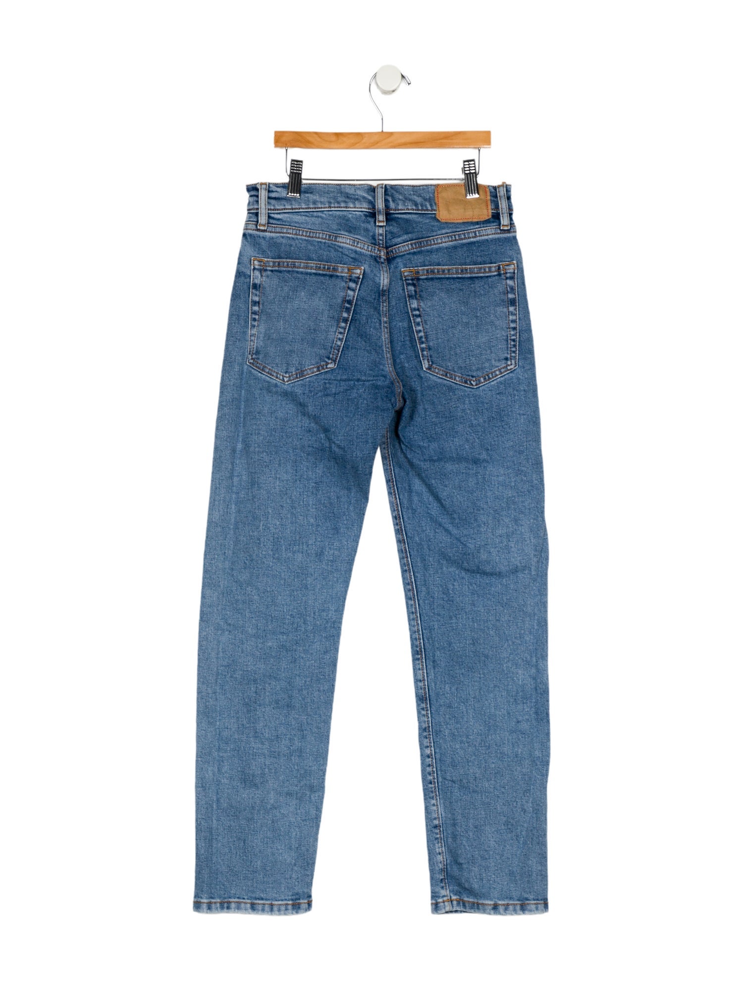 Jeanerica Mid-Rise Straight Leg Jeans