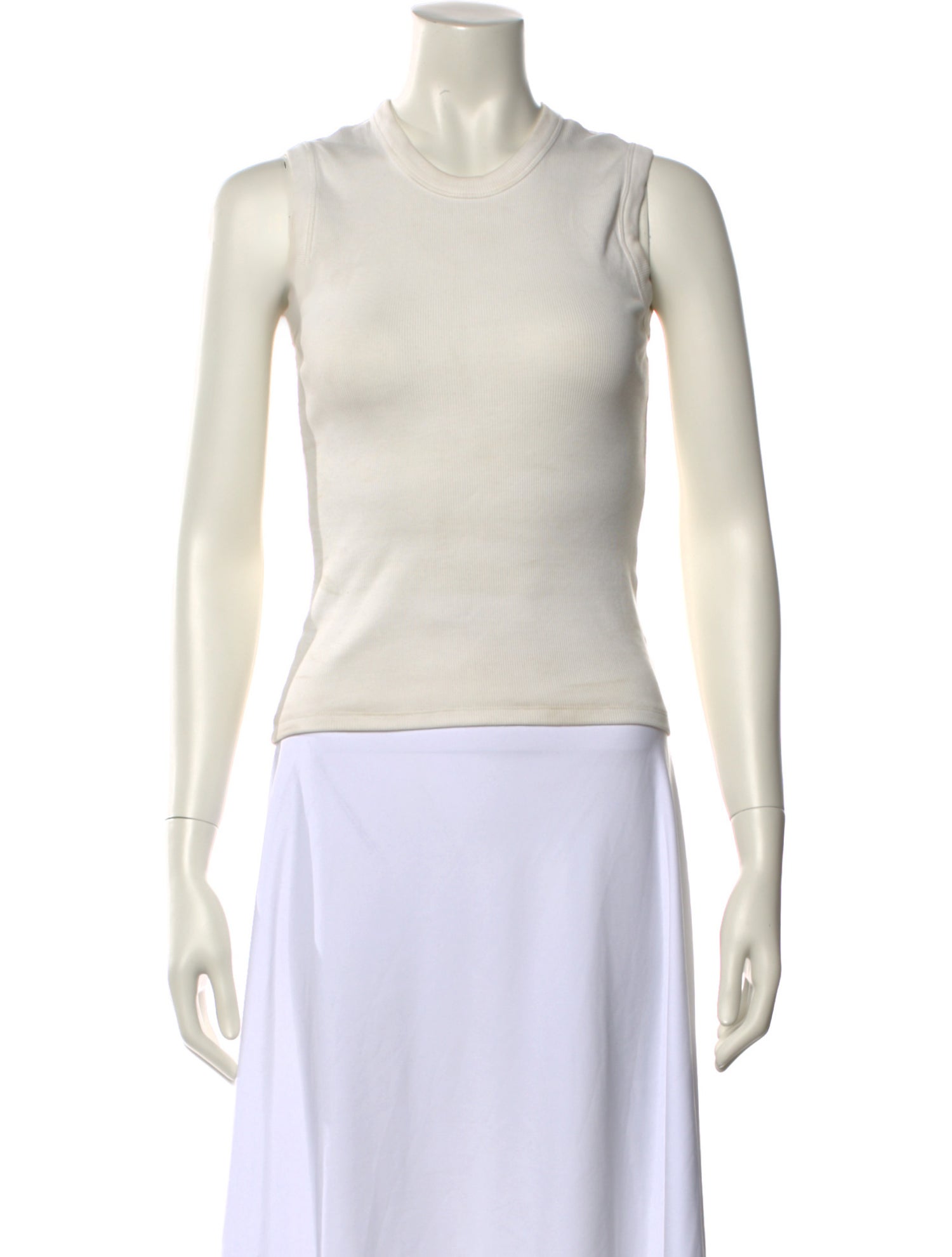 Jeanerica Crew Neck Sleeveless Top