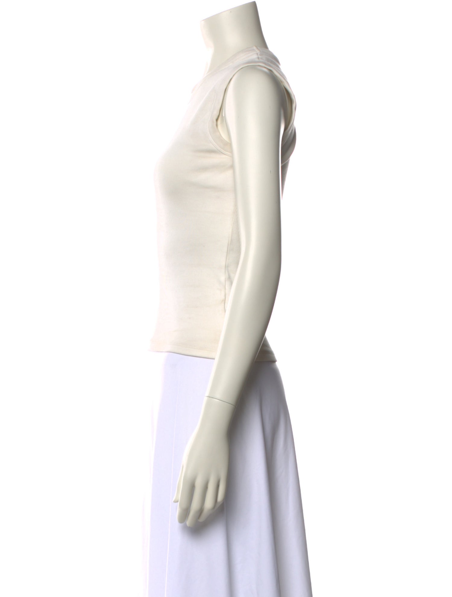 Jeanerica Crew Neck Sleeveless Top