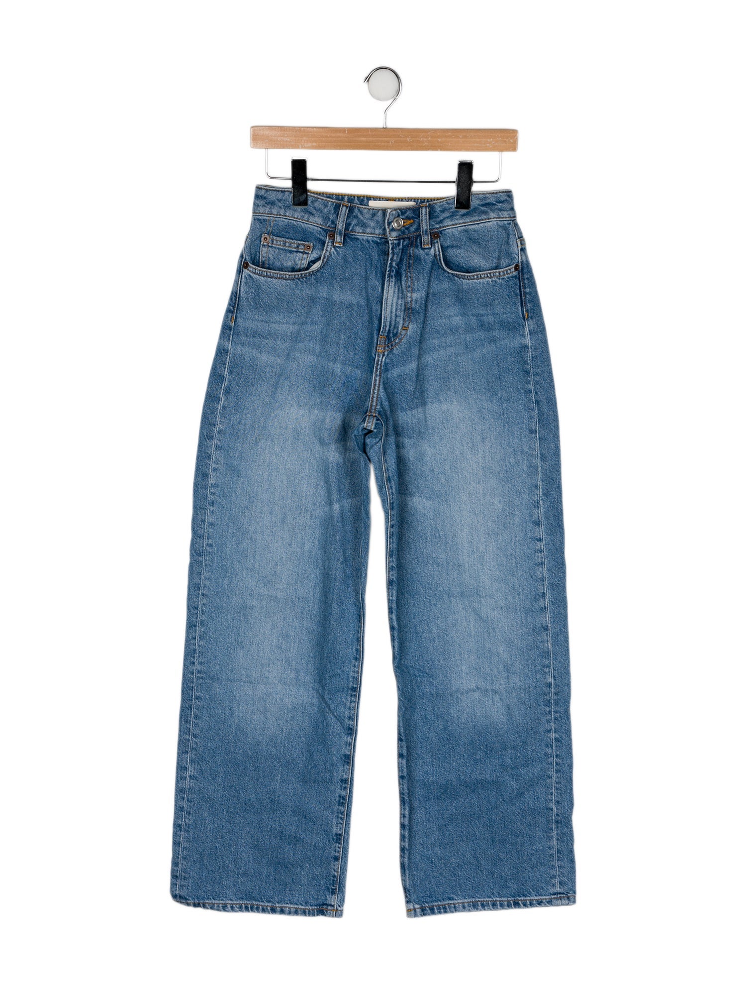Jeanerica Mid-Rise Wide Leg Jeans