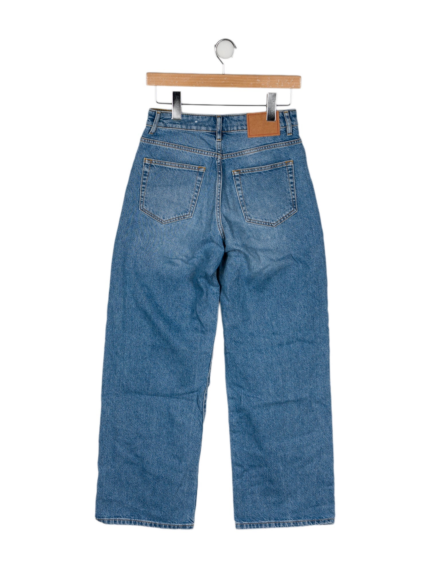 Jeanerica Mid-Rise Wide Leg Jeans