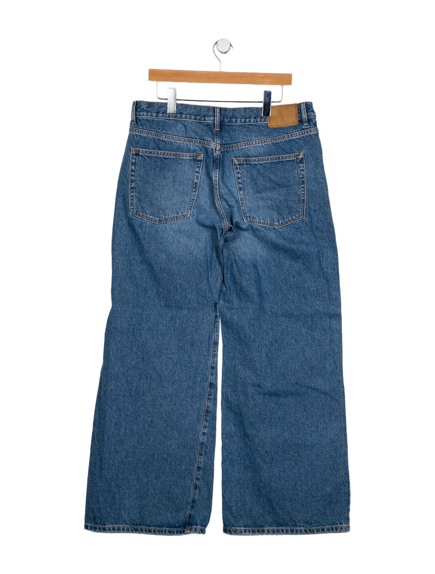 Jeanerica Mid-Rise Wide Leg Jeans