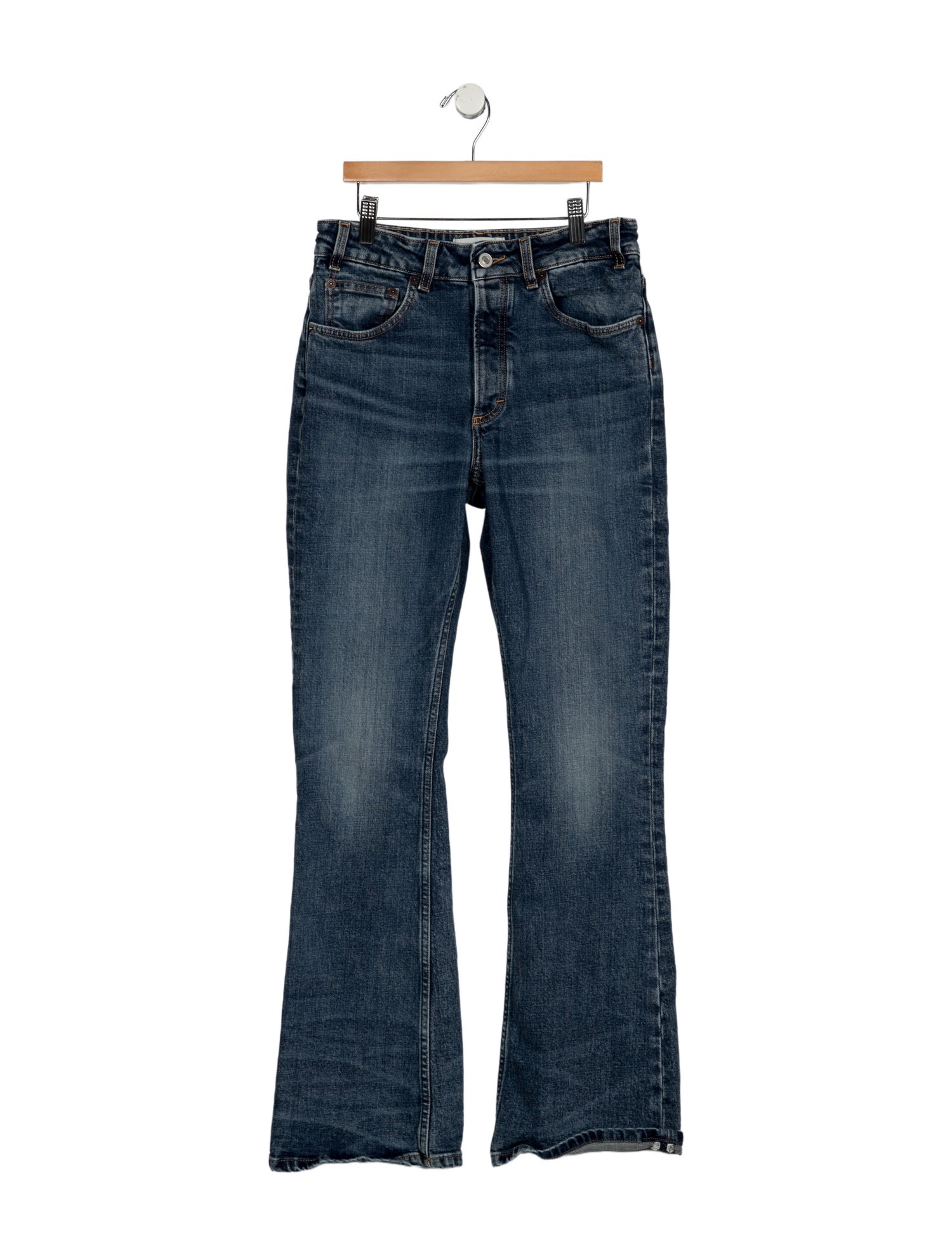 Jeanerica Mid-Rise Wide Leg Jeans
