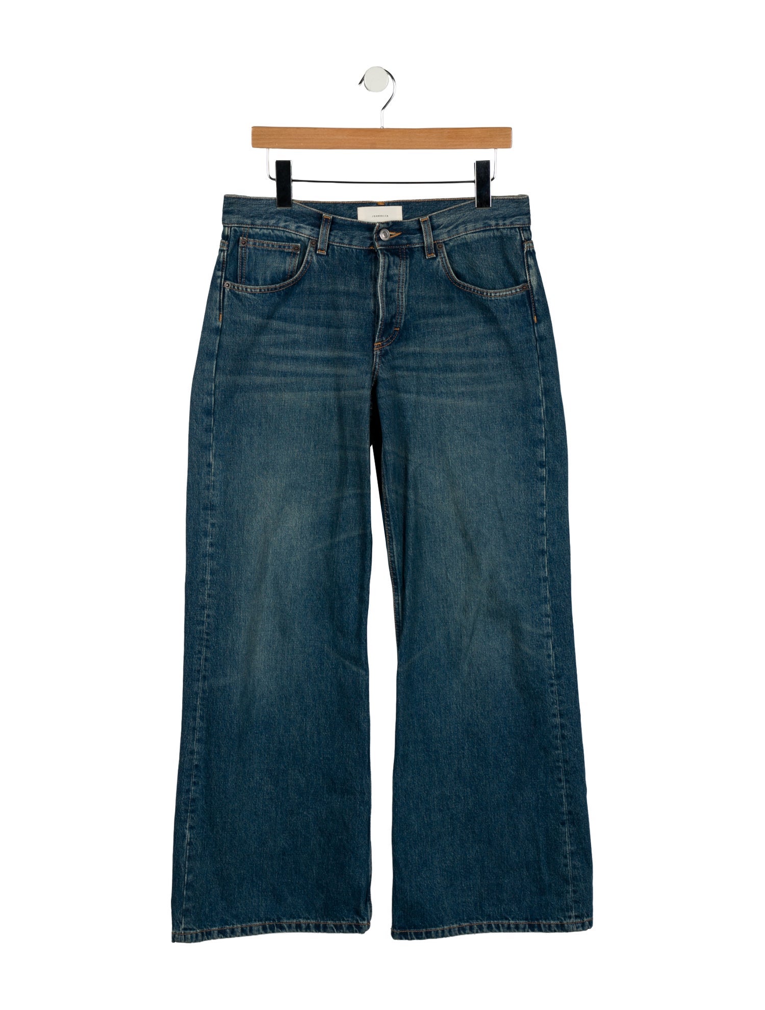 Jeanerica Mid-Rise Wide Leg Jeans