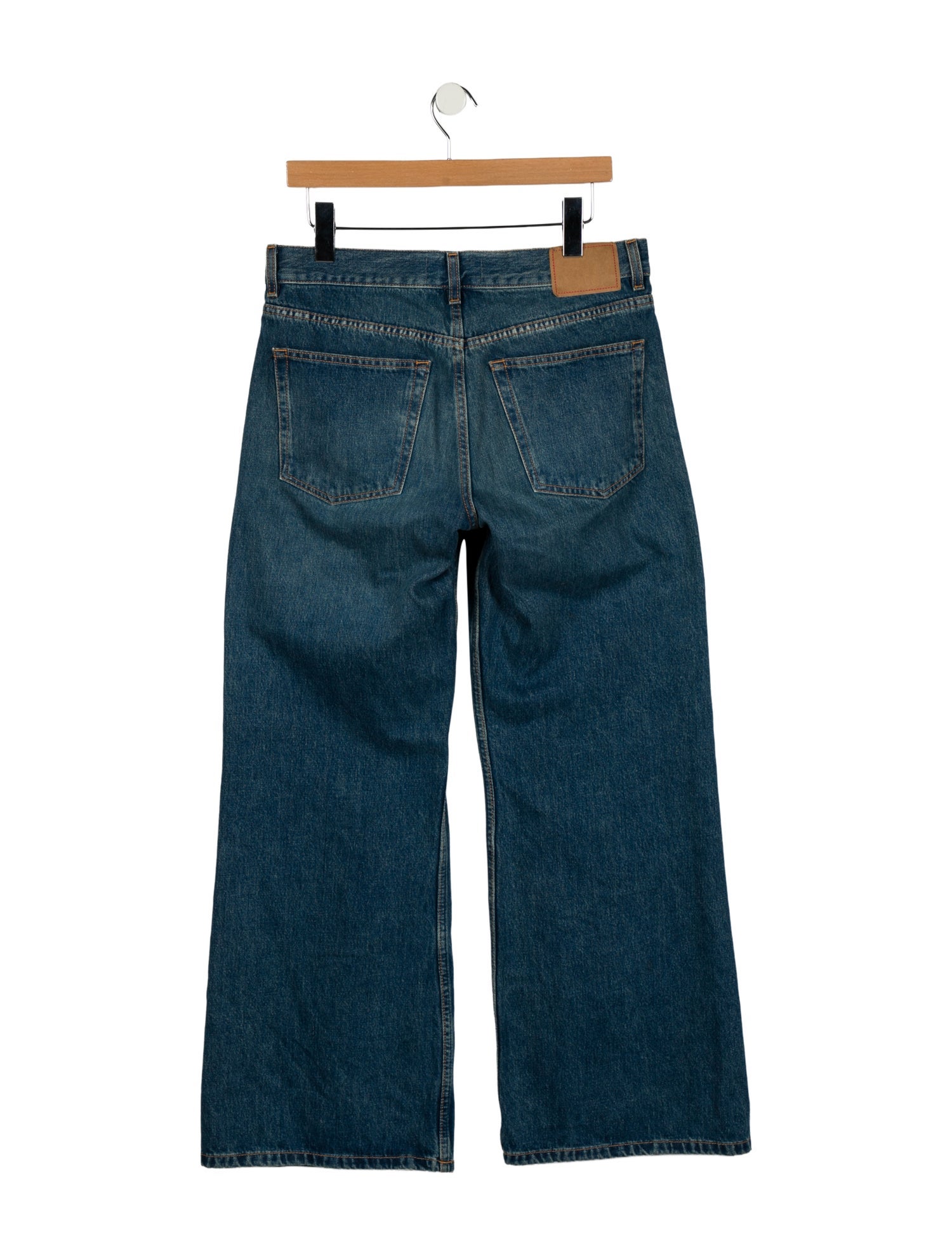 Jeanerica Mid-Rise Wide Leg Jeans