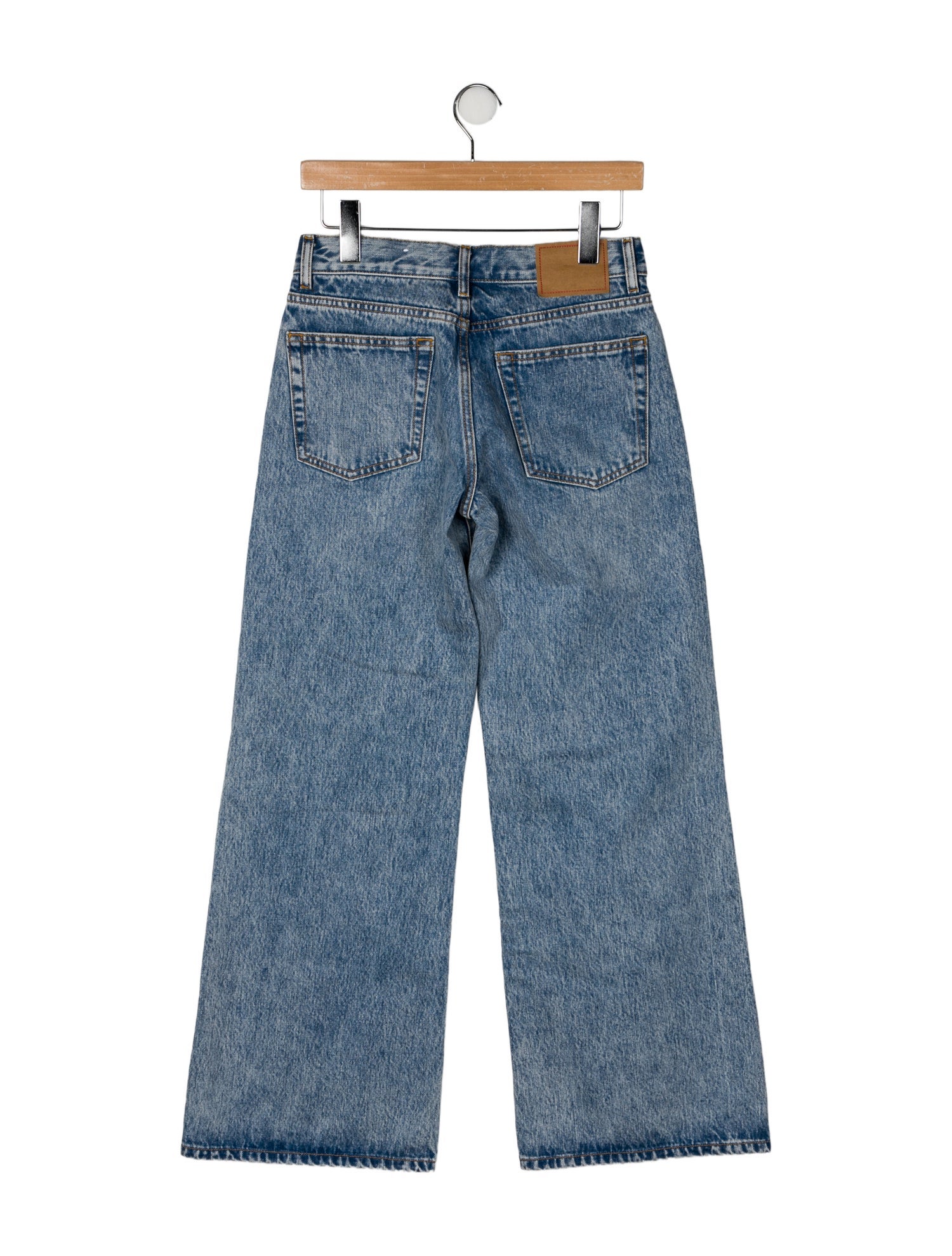 Jeanerica Mid-Rise Wide Leg Jeans