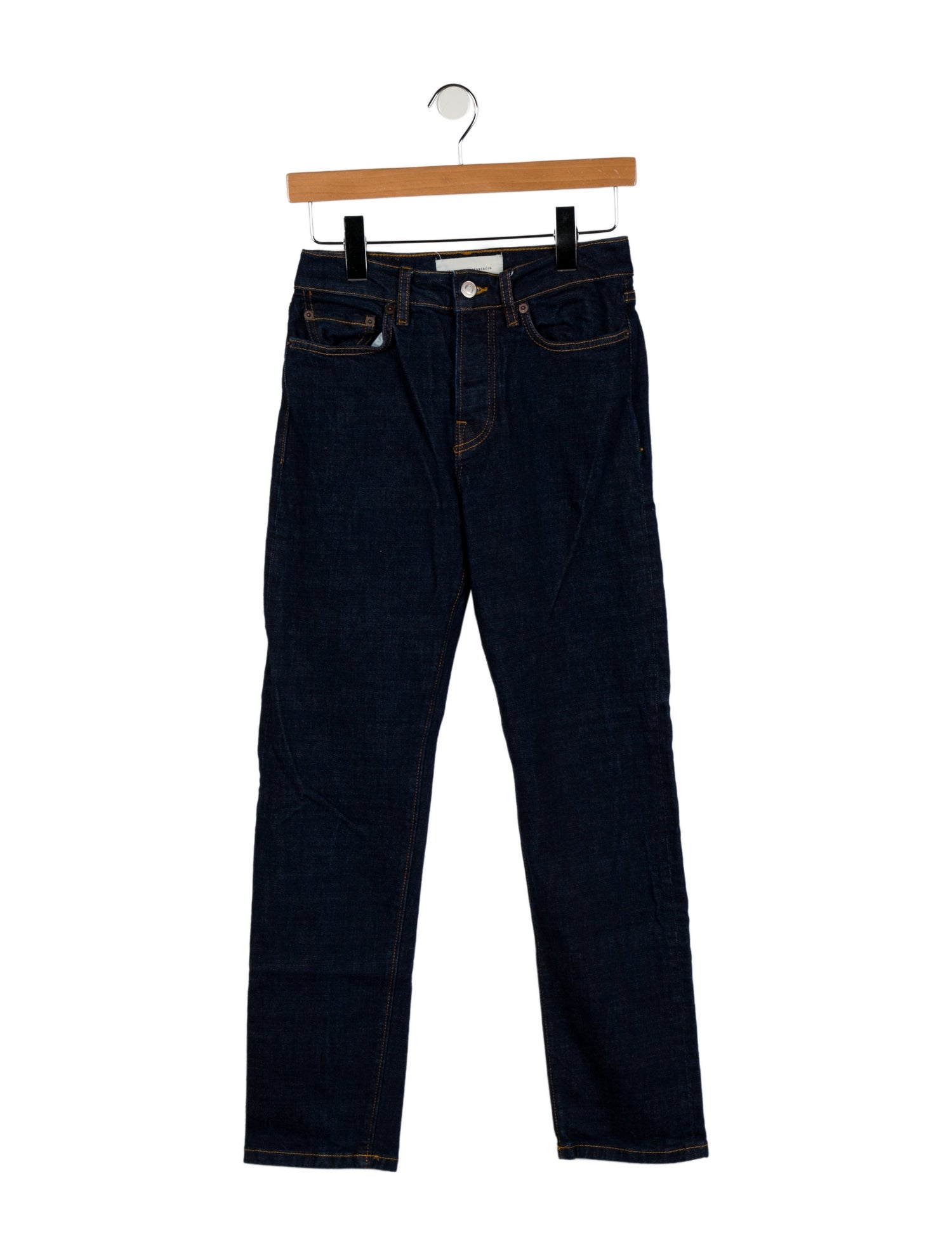 Jeanerica Mid-Rise Straight Leg Jeans
