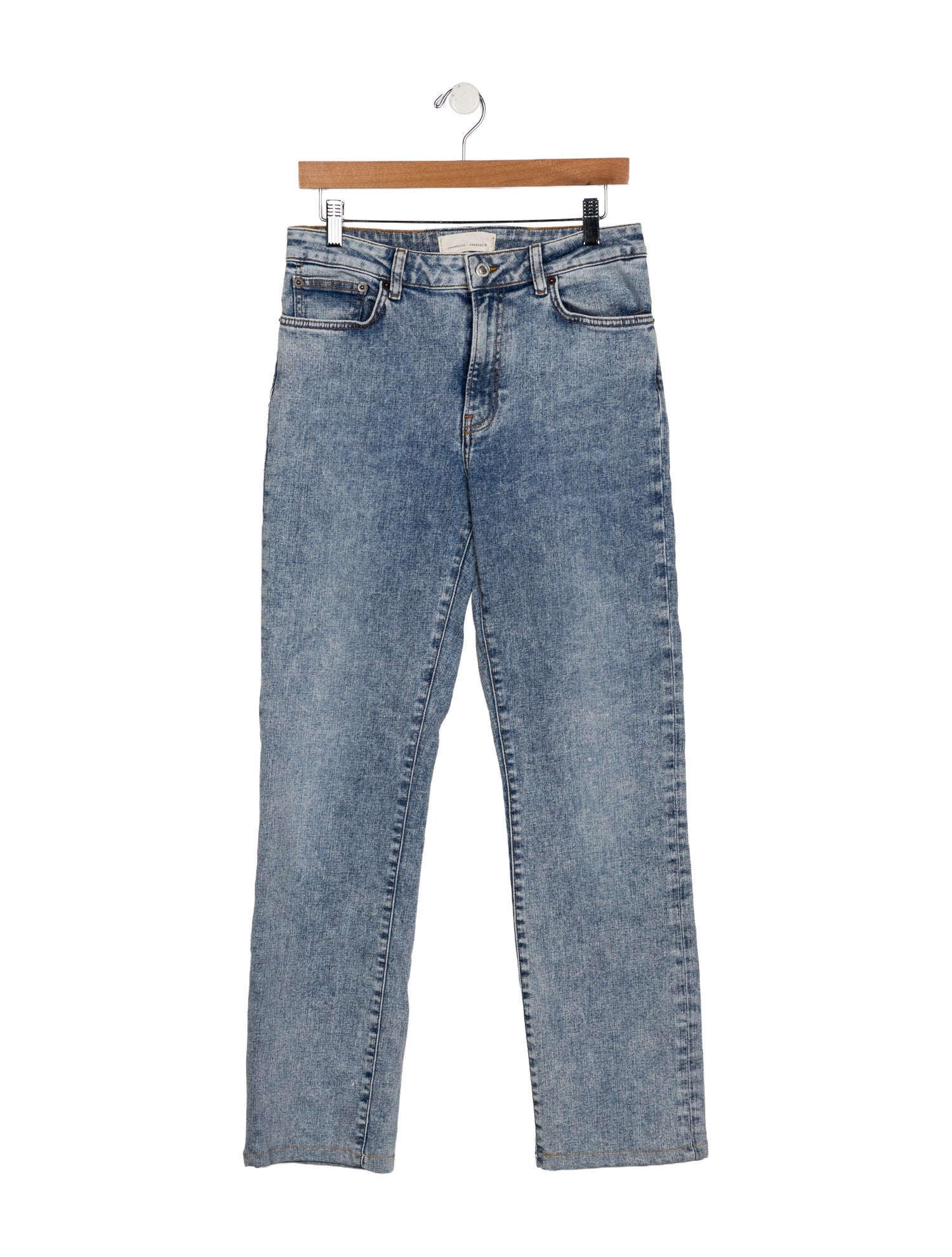 Jeanerica Mid-Rise Straight Leg Jeans