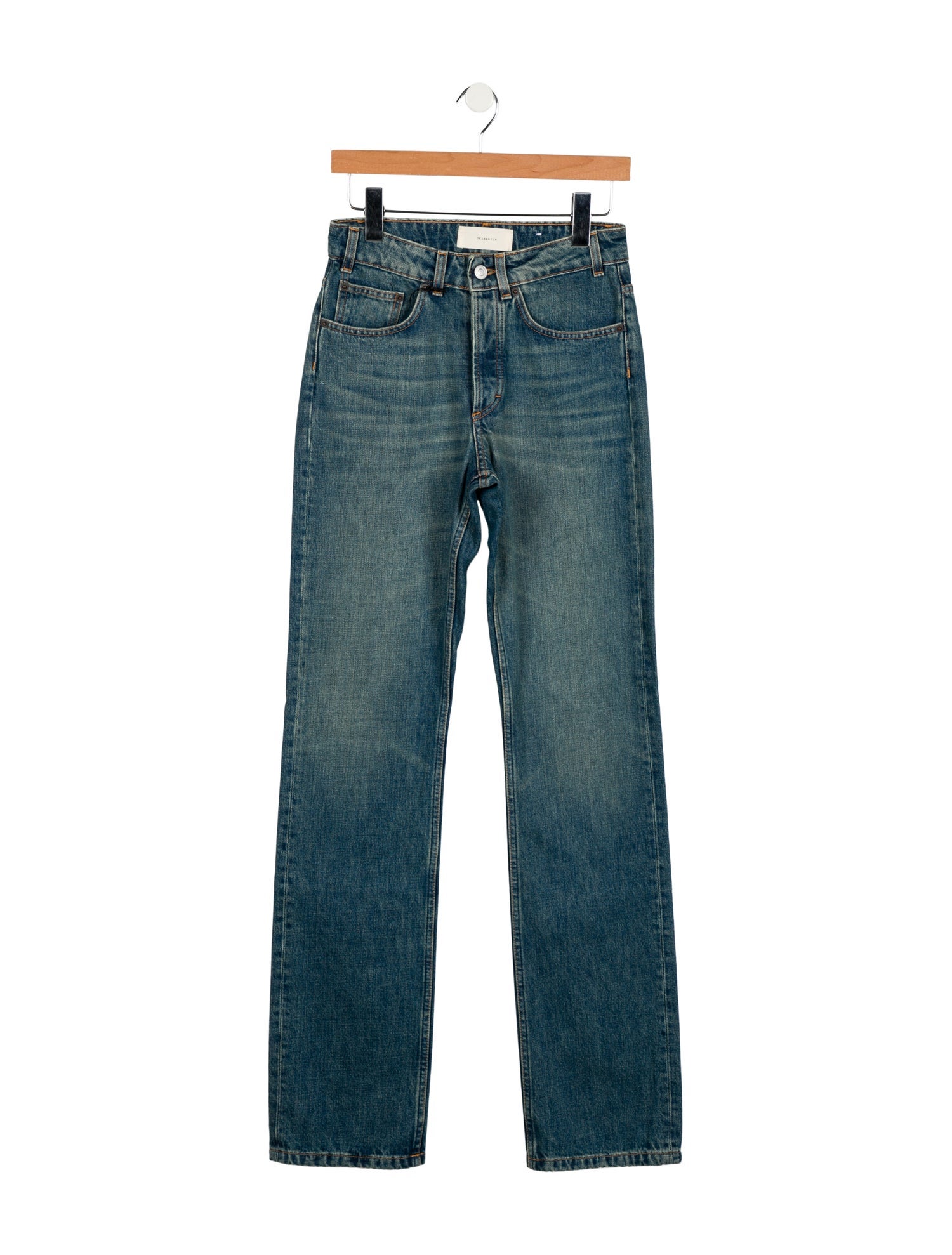 Jeanerica Mid-Rise Straight Leg Jeans