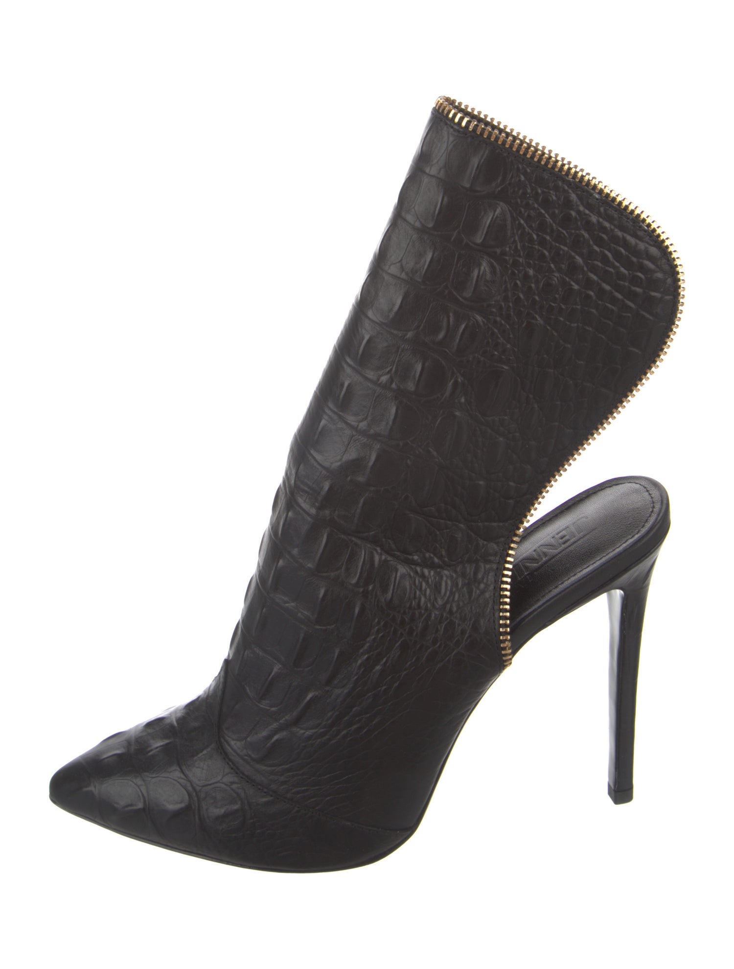 Jennifer Le Leather Lace-Up Boots