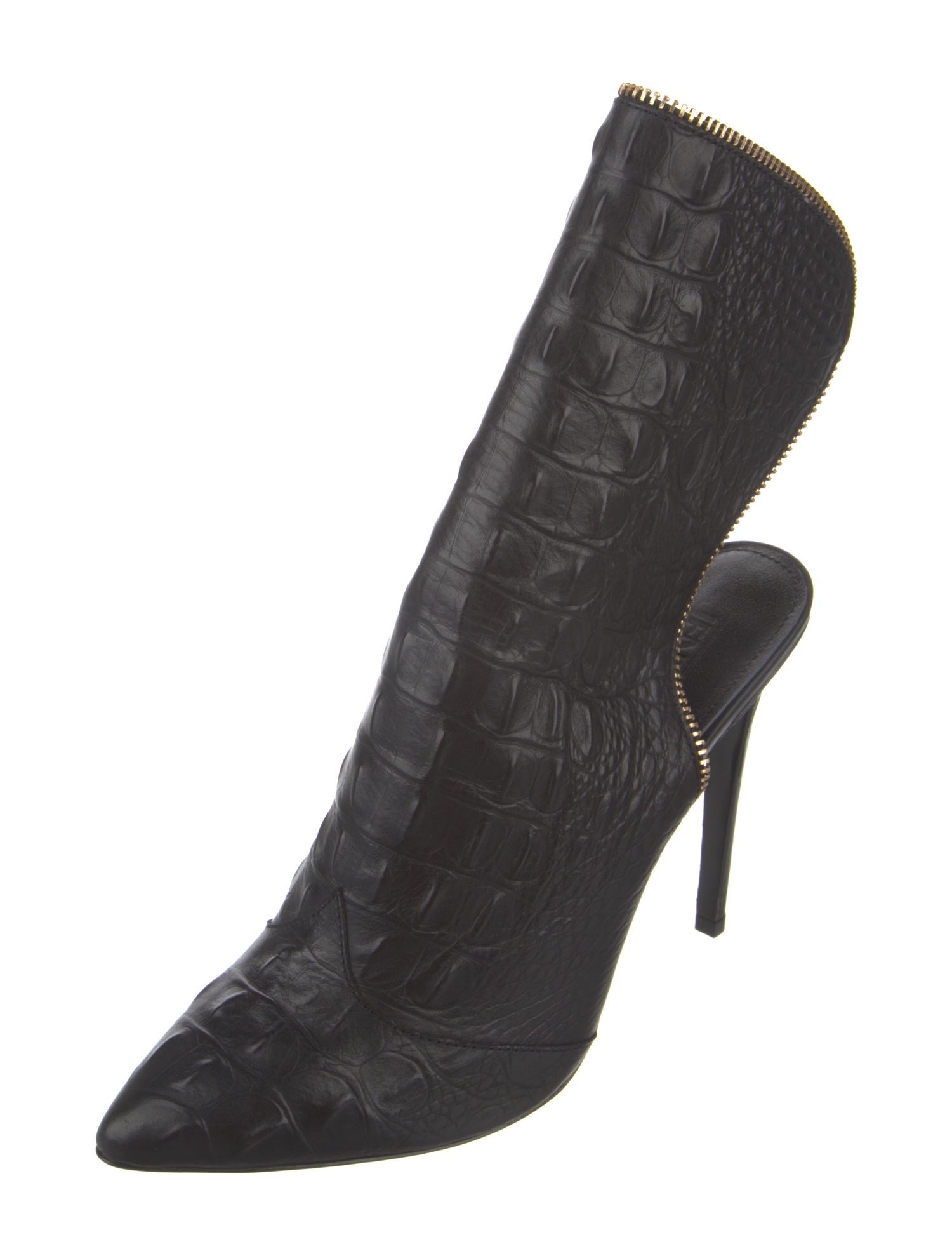 Jennifer Le Leather Lace-Up Boots