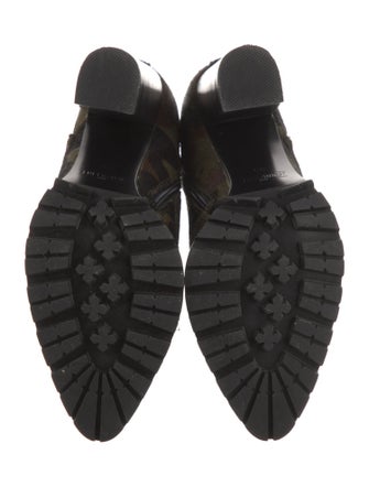 Jennifer Le Ponyhair Lace-Up Boots