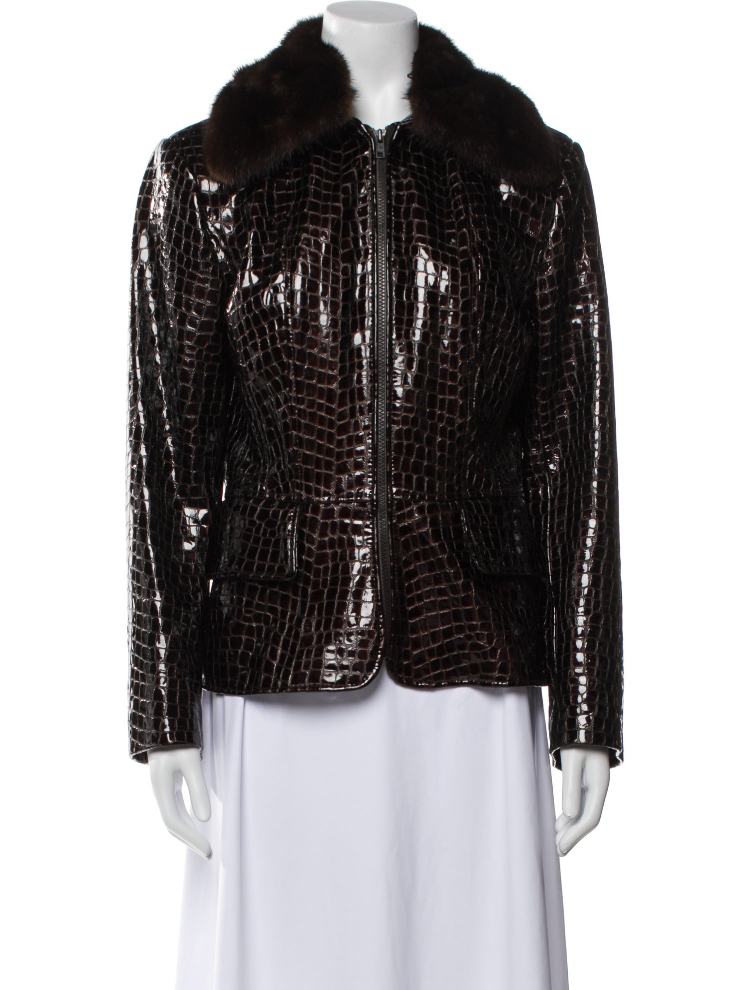Janucci Patent Leather Jacket