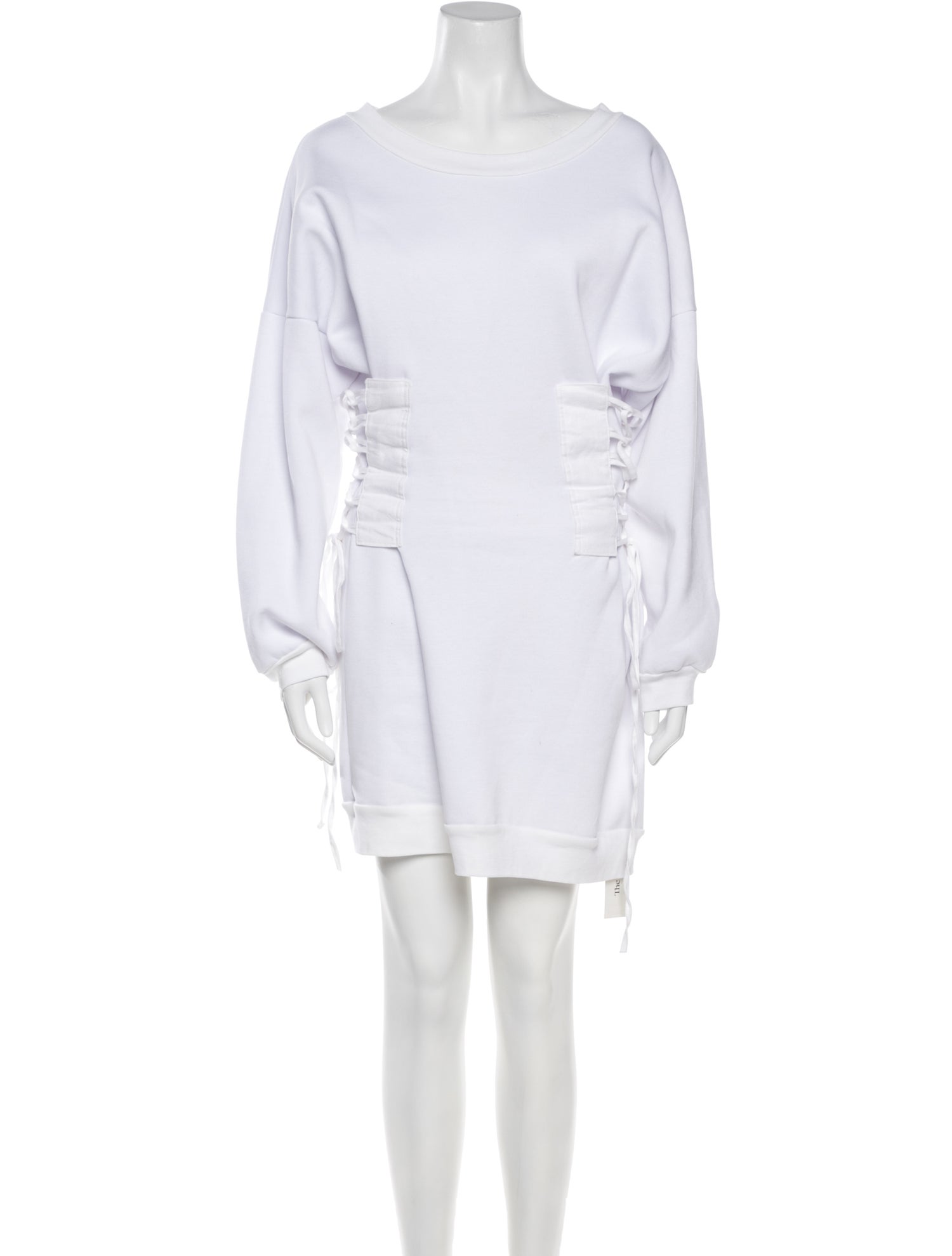 Johansen Bateau Neckline Mini Dress