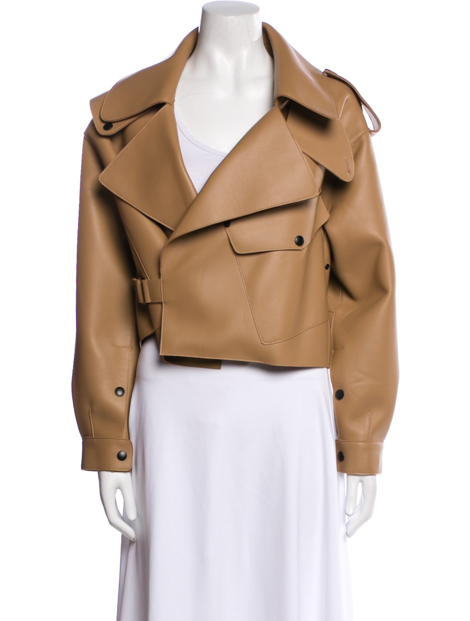 Jane & Tash Leather Biker Jacket