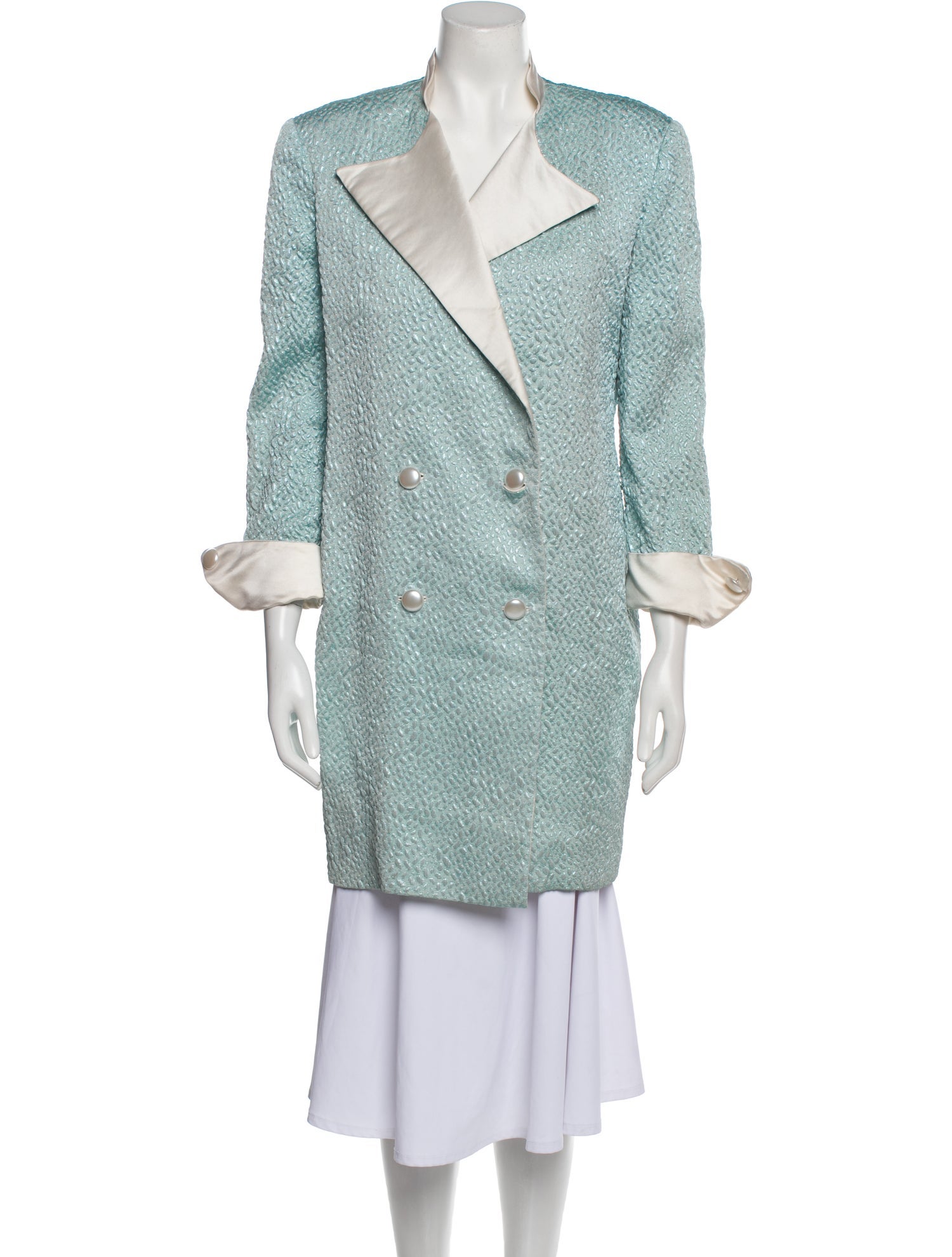 Joanna Mastroianni Silk Colorblock Pattern Jacket