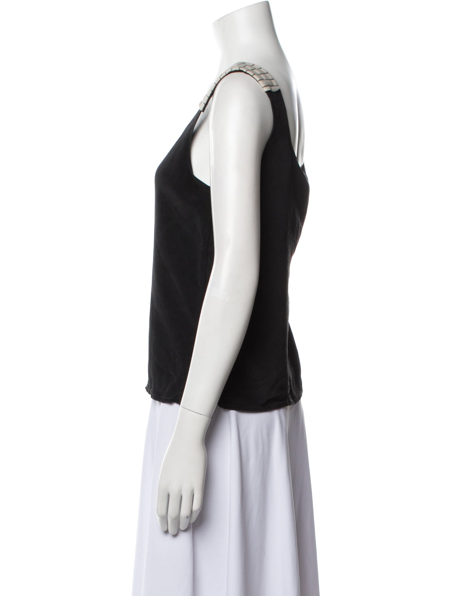 Joanna Mastroianni Square Neckline Sleeveless Top