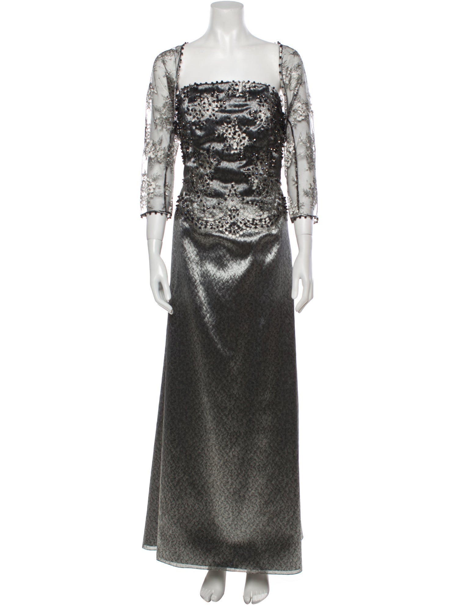 Joanna Mastroianni Printed Long Dress