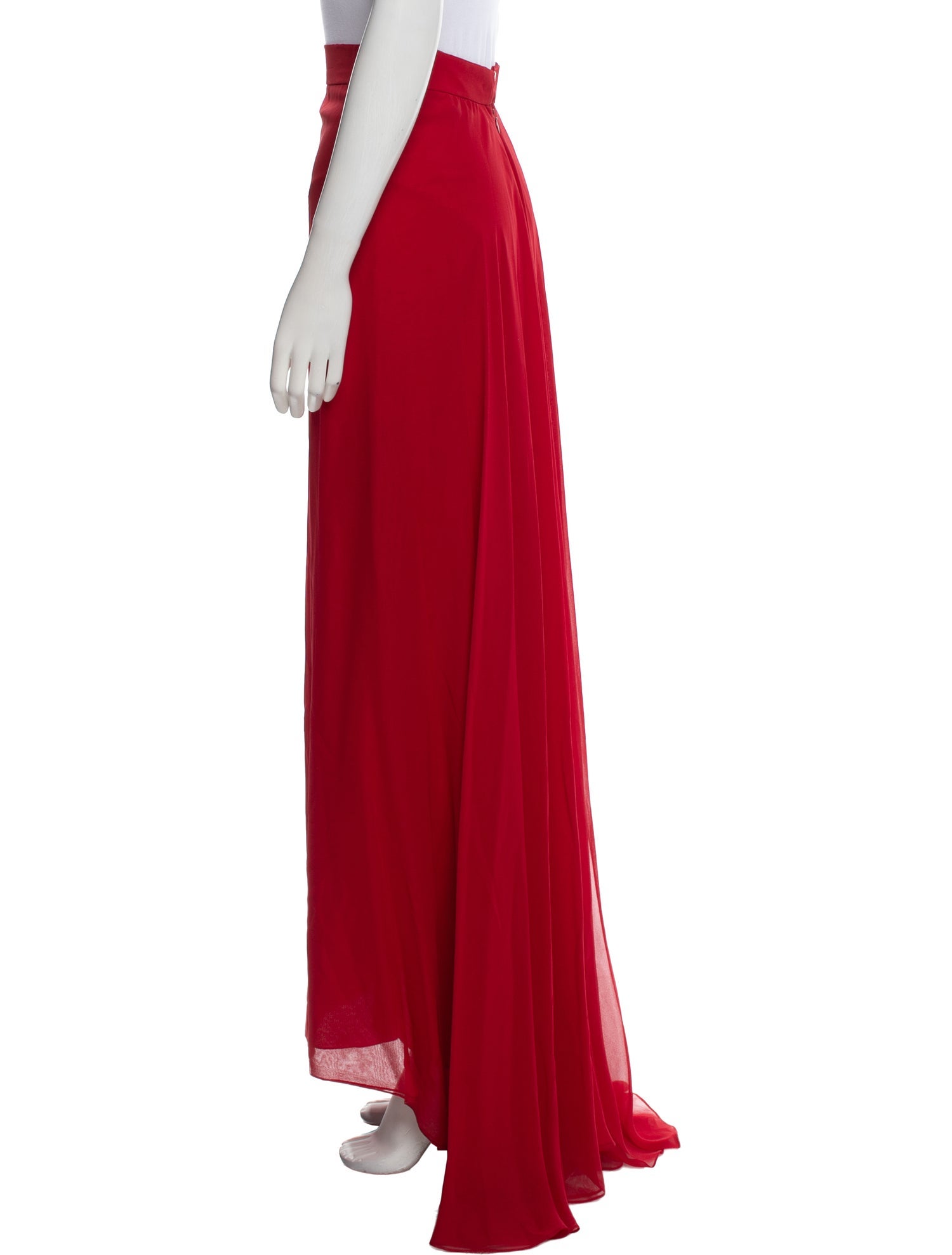 Joanna Mastroianni Silk Midi Length Skirt