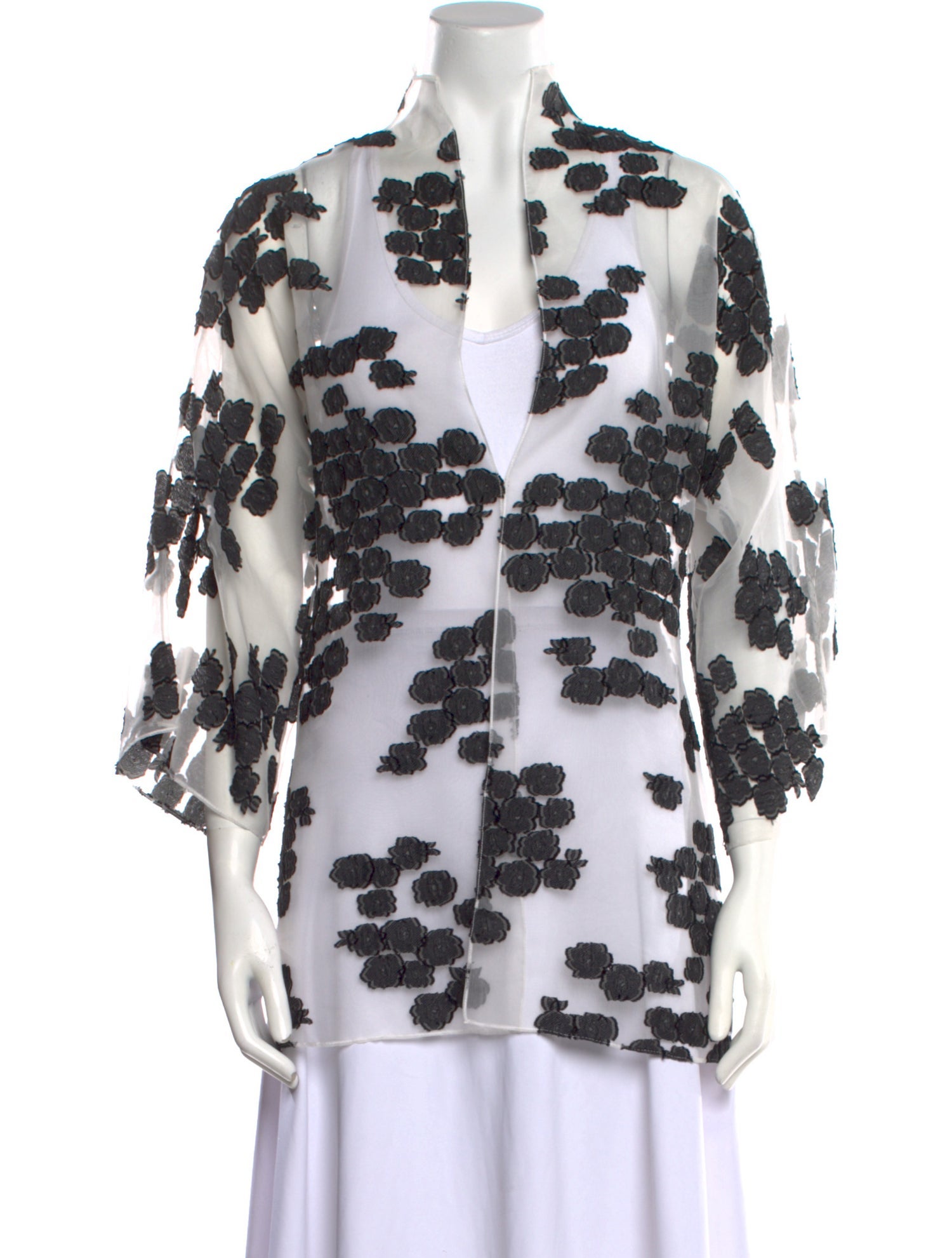 Joanna Mastroianni Printed V-Neck Tunic
