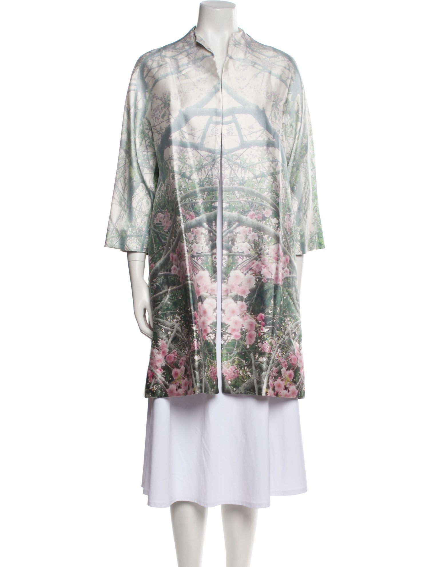 Joanna Mastroianni Silk Printed Jacket