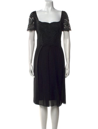 Joanna Mastroianni Silk Midi Length Dress