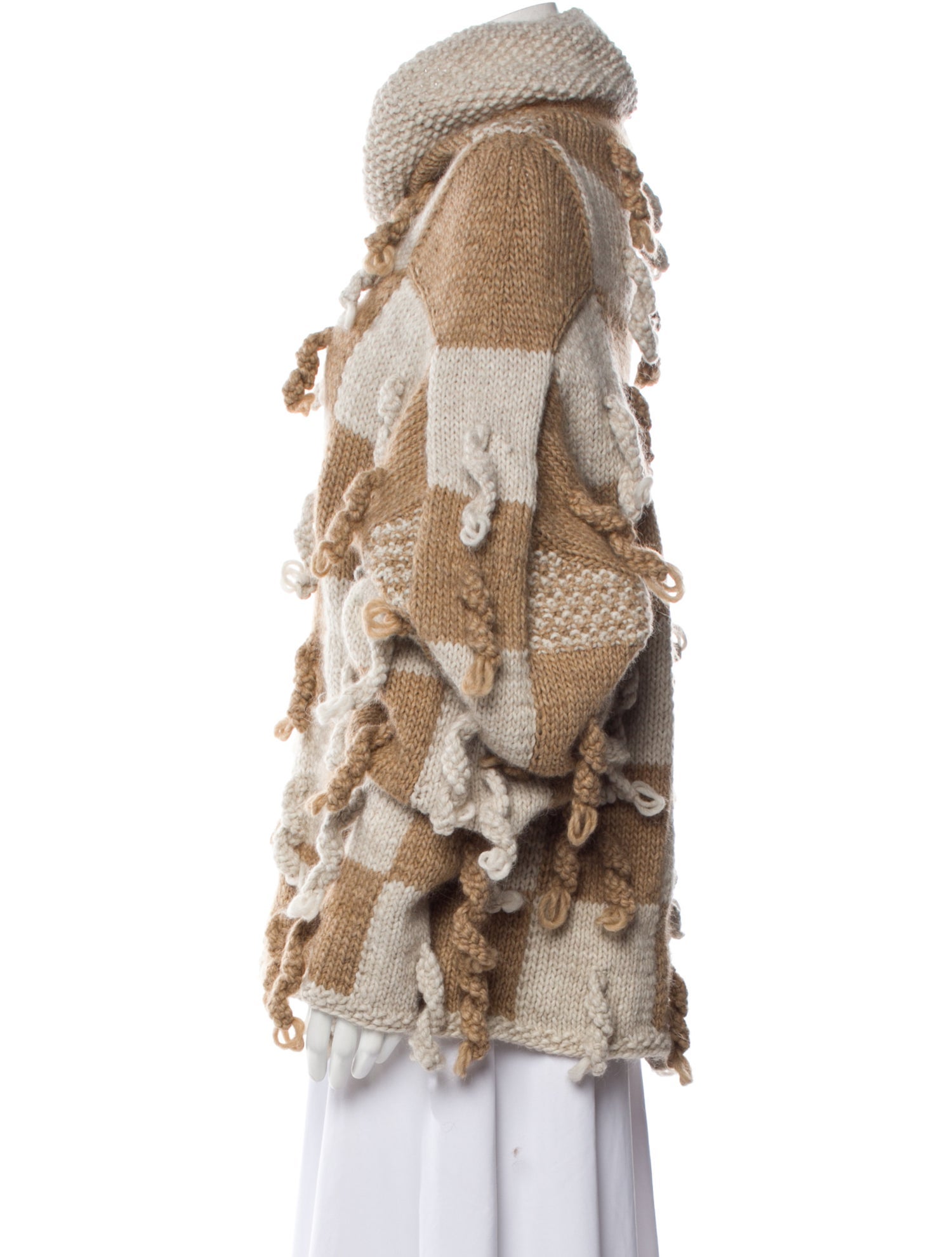 John Moore Reimagined Plaid Print Turtleneck Pullover w/ Tags