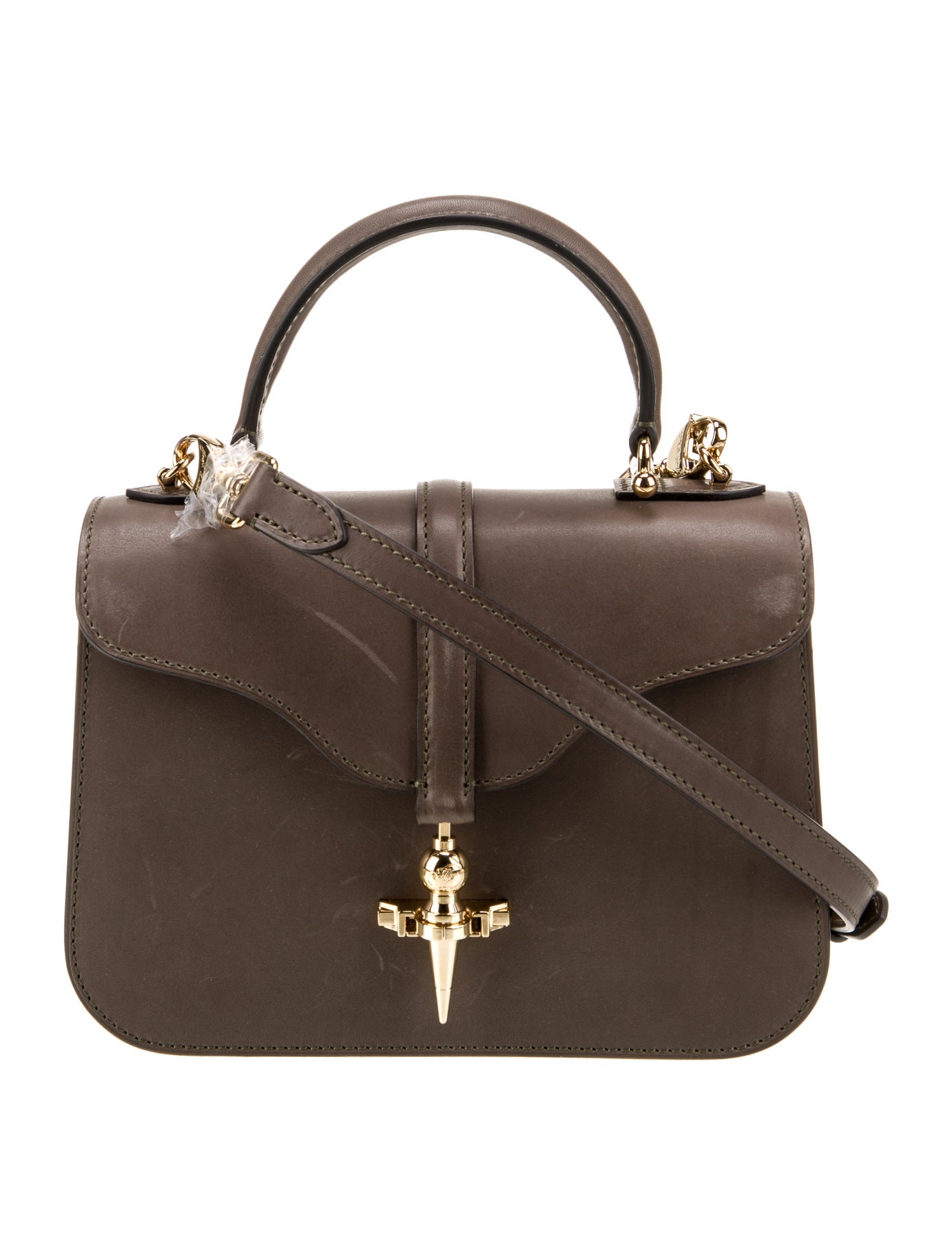 Joseph Duclos Leather Top Handle Bag