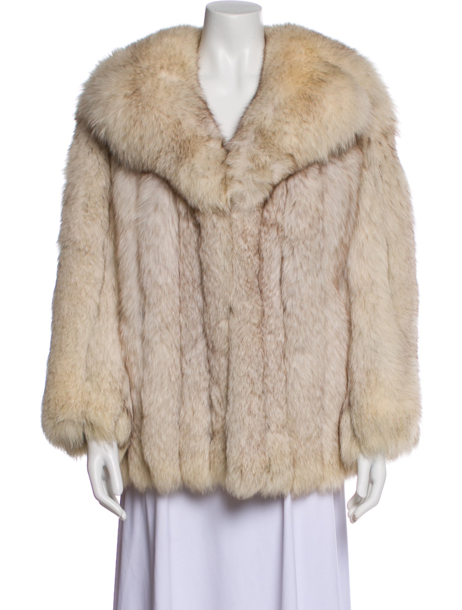 John Pavlis Fur Faux Fur Coat