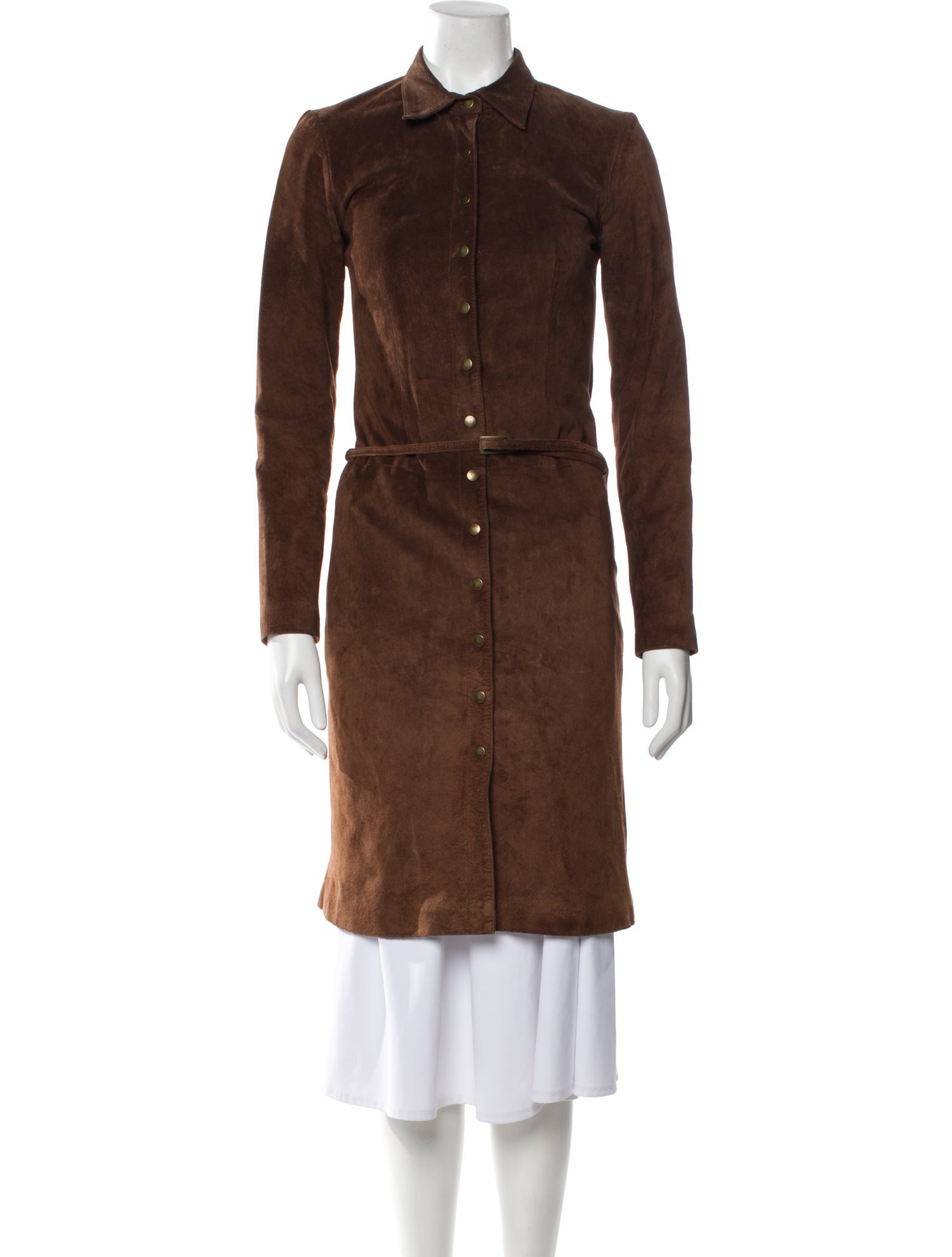 John Carlisle Leather Trench Coat