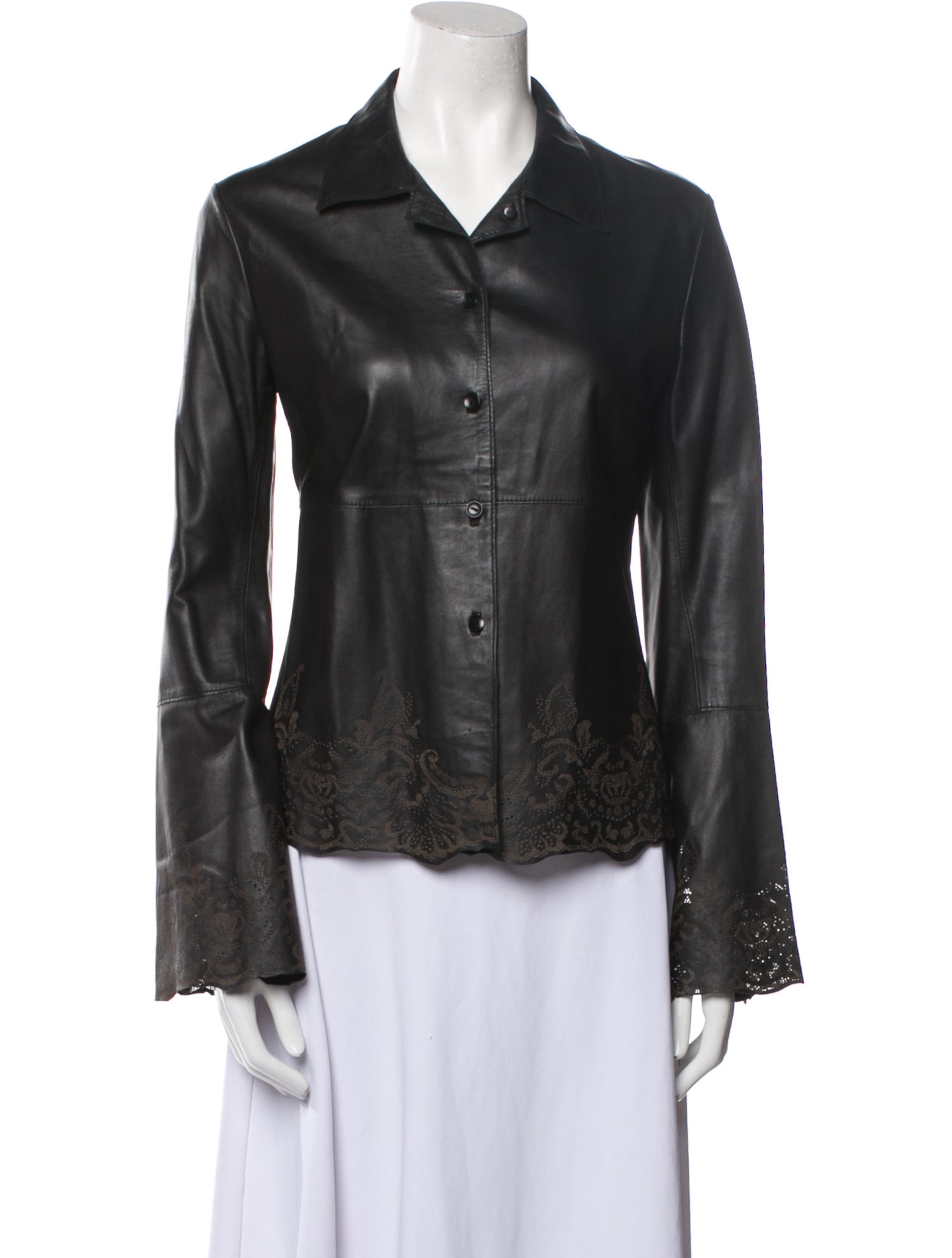 John Carlisle Leather Evening Jacket