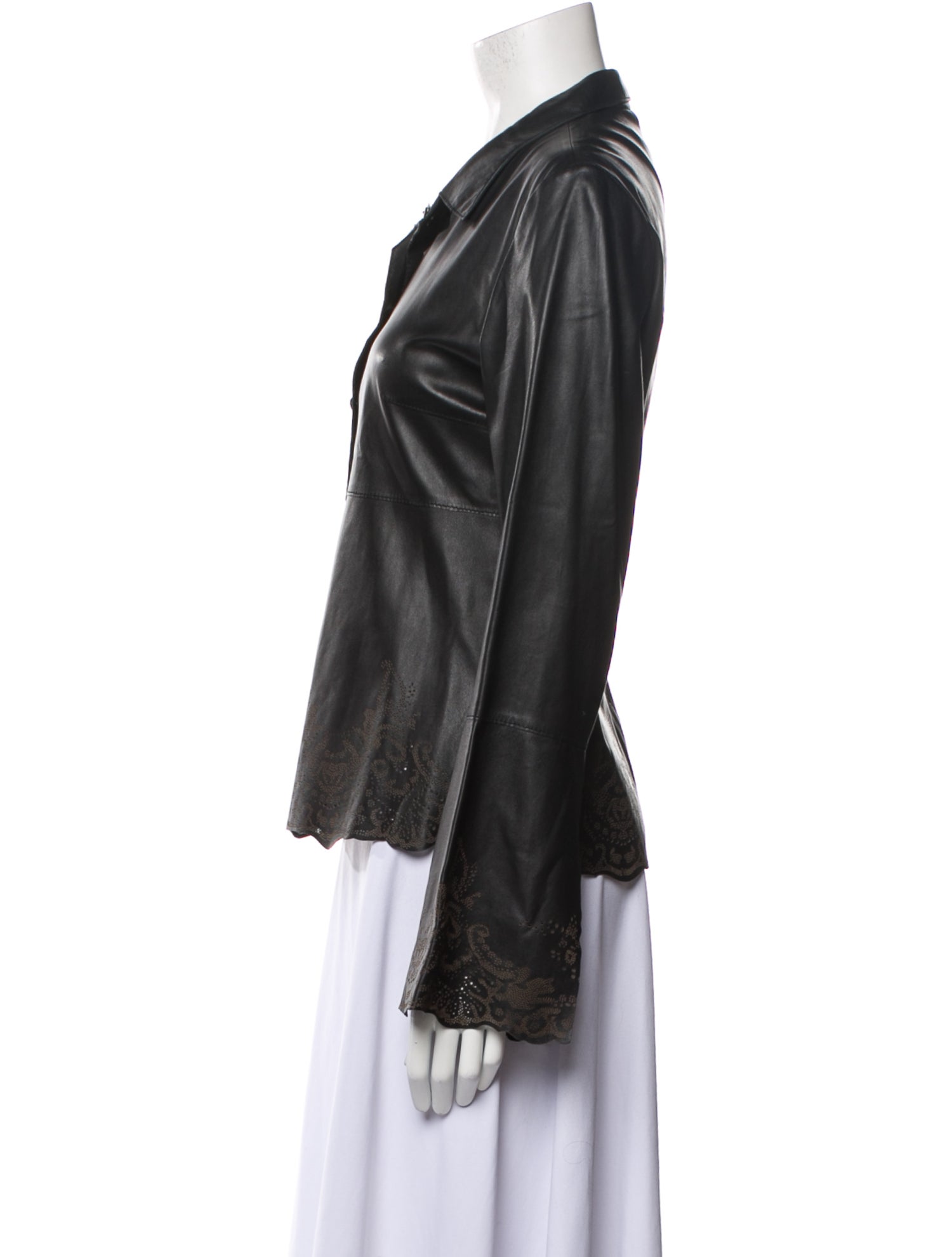 John Carlisle Leather Evening Jacket