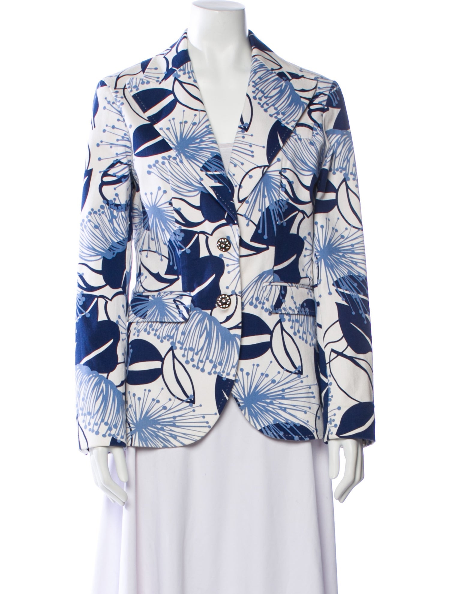 John Carlisle Printed Blazer