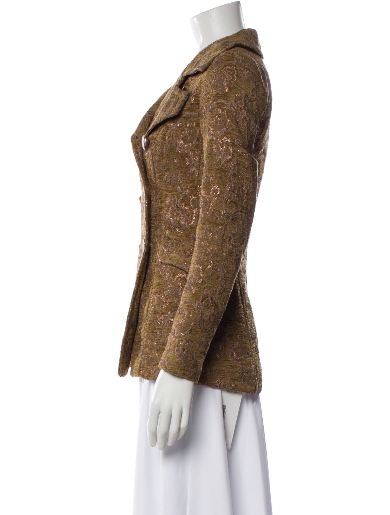 John Carlisle Tweed Pattern Blazer