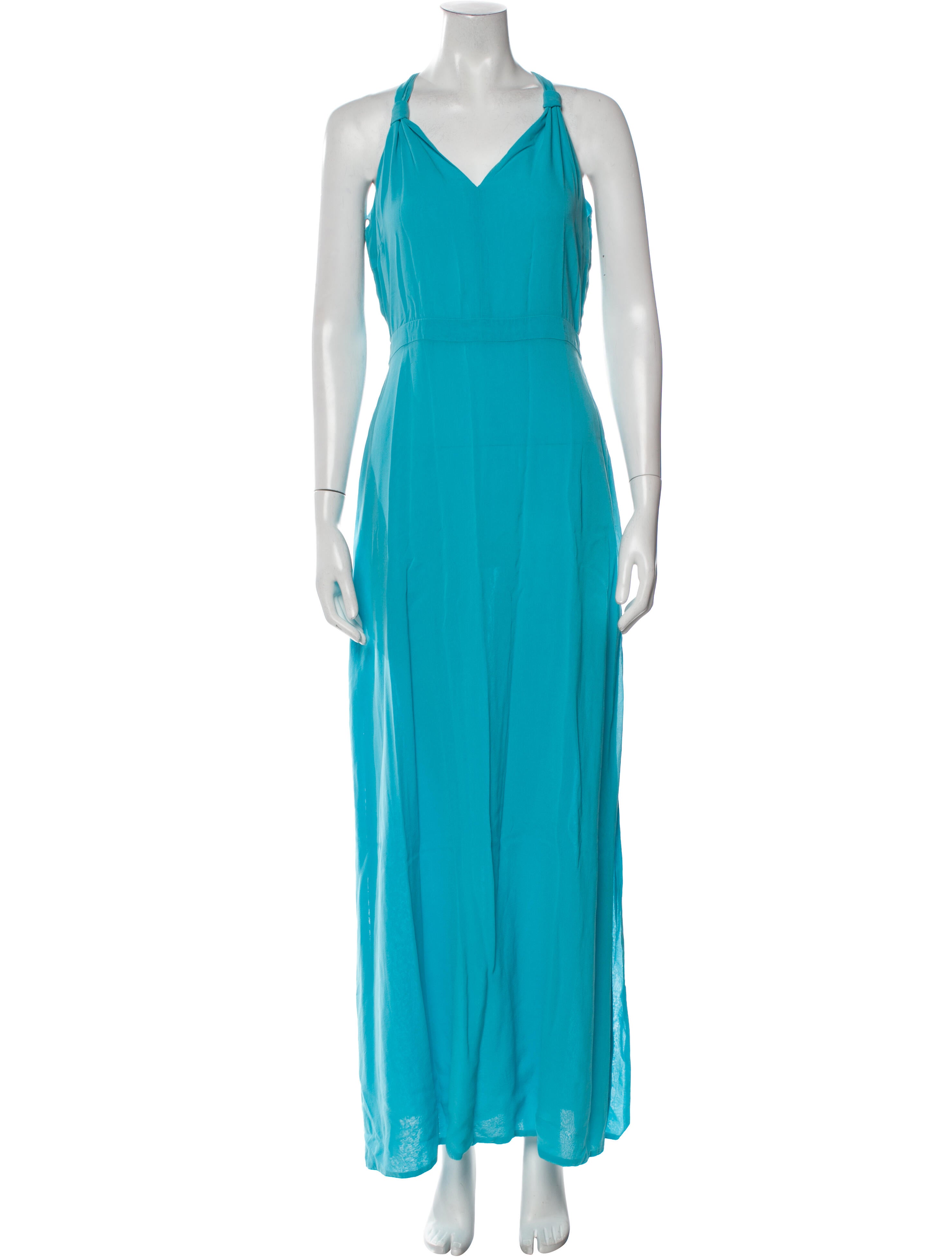 Jo No Fui V-Neck Long Dress