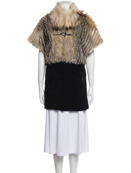 Jo Petters Lambskin Faux Fur Coat