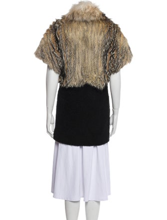 Jo Petters Lambskin Faux Fur Coat
