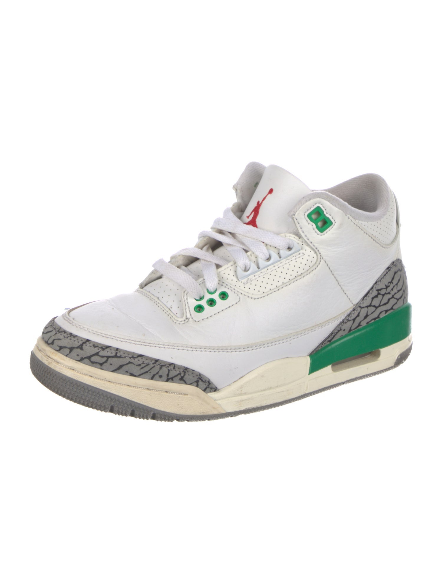 Jordan Air Jordan 3 Retro "Lucky Green" Athletic Sneakers