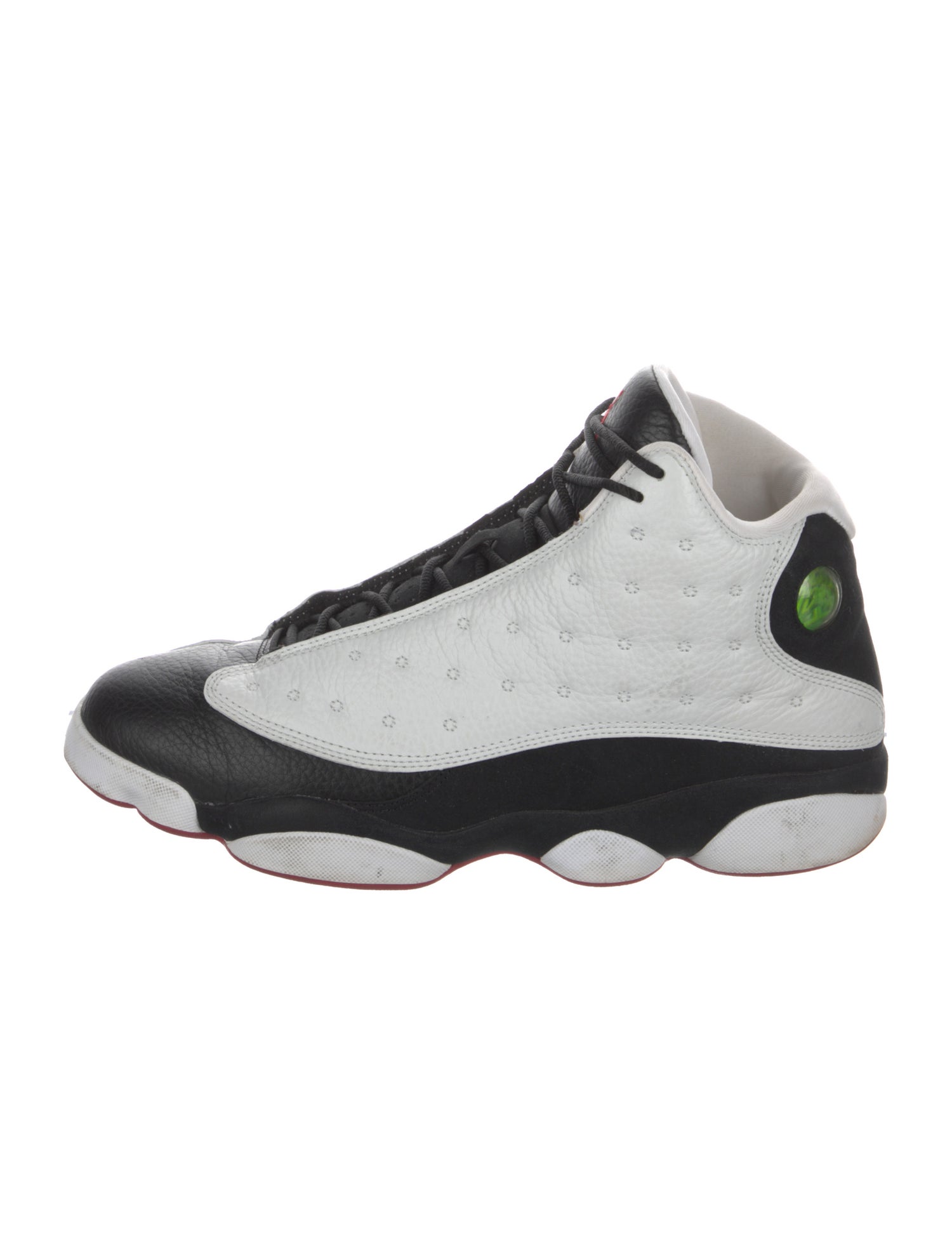 Jordan Leather Colorblock Pattern Sneakers
