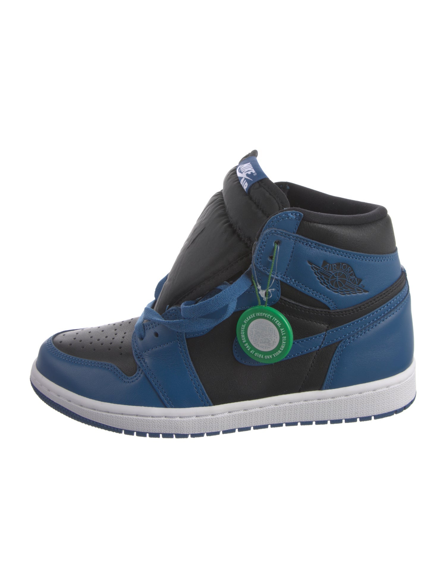 Jordan Leather Colorblock Pattern Sneakers w/ Tags