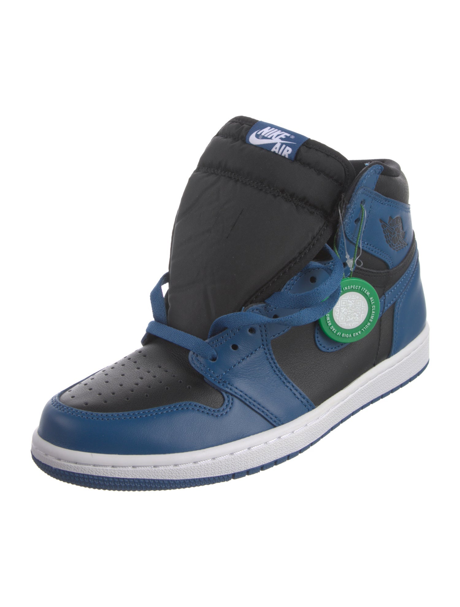 Jordan Leather Colorblock Pattern Sneakers w/ Tags