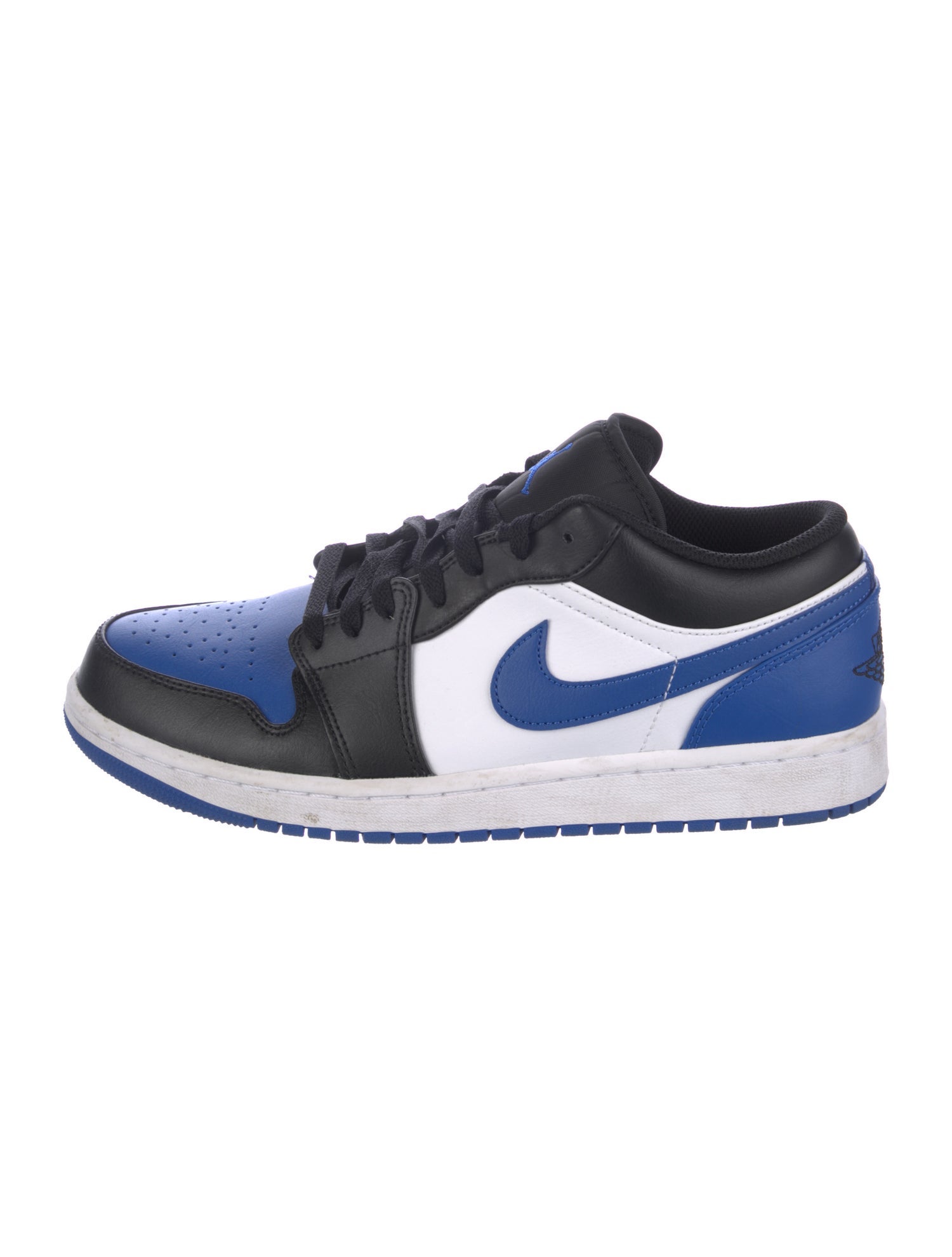 Jordan Leather Colorblock Pattern Sneakers