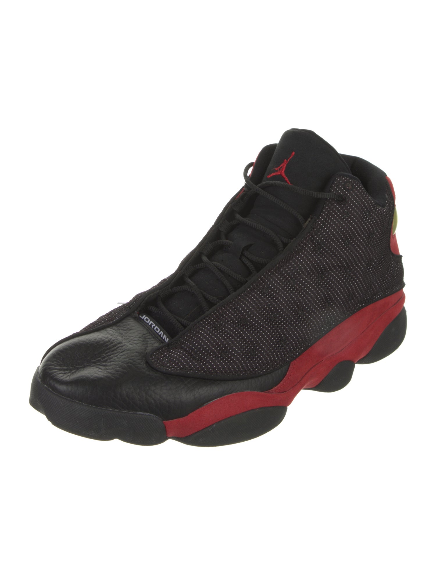 Jordan Leather Colorblock Pattern Sneakers