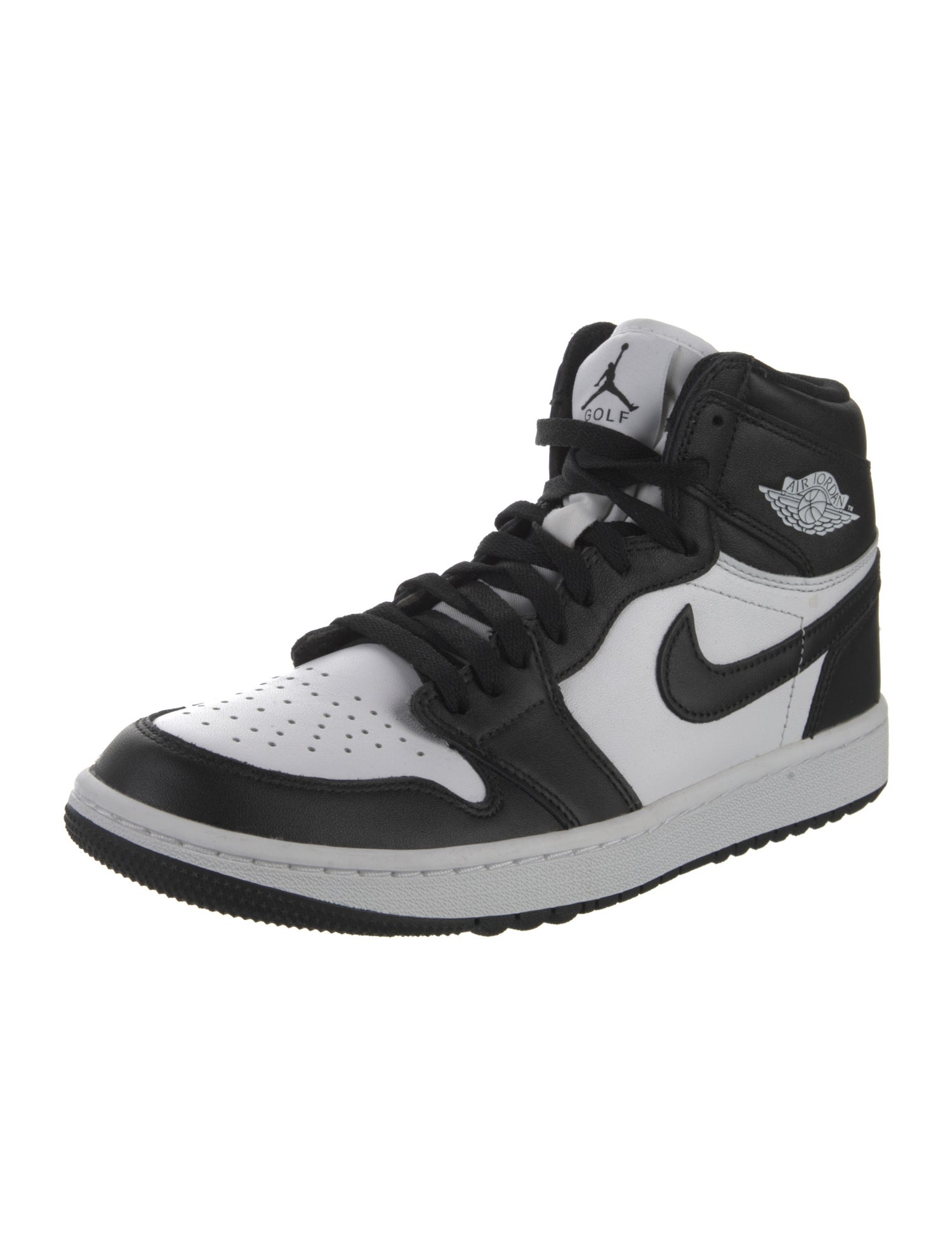 Jordan Leather Colorblock Pattern Sneakers